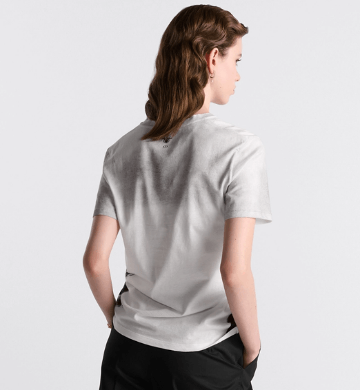 Dior o1w1db10925 44eT09 T-Shirt in Black/White Size XS / US 0-2 / IT 36-38 - 5 Thumbnail