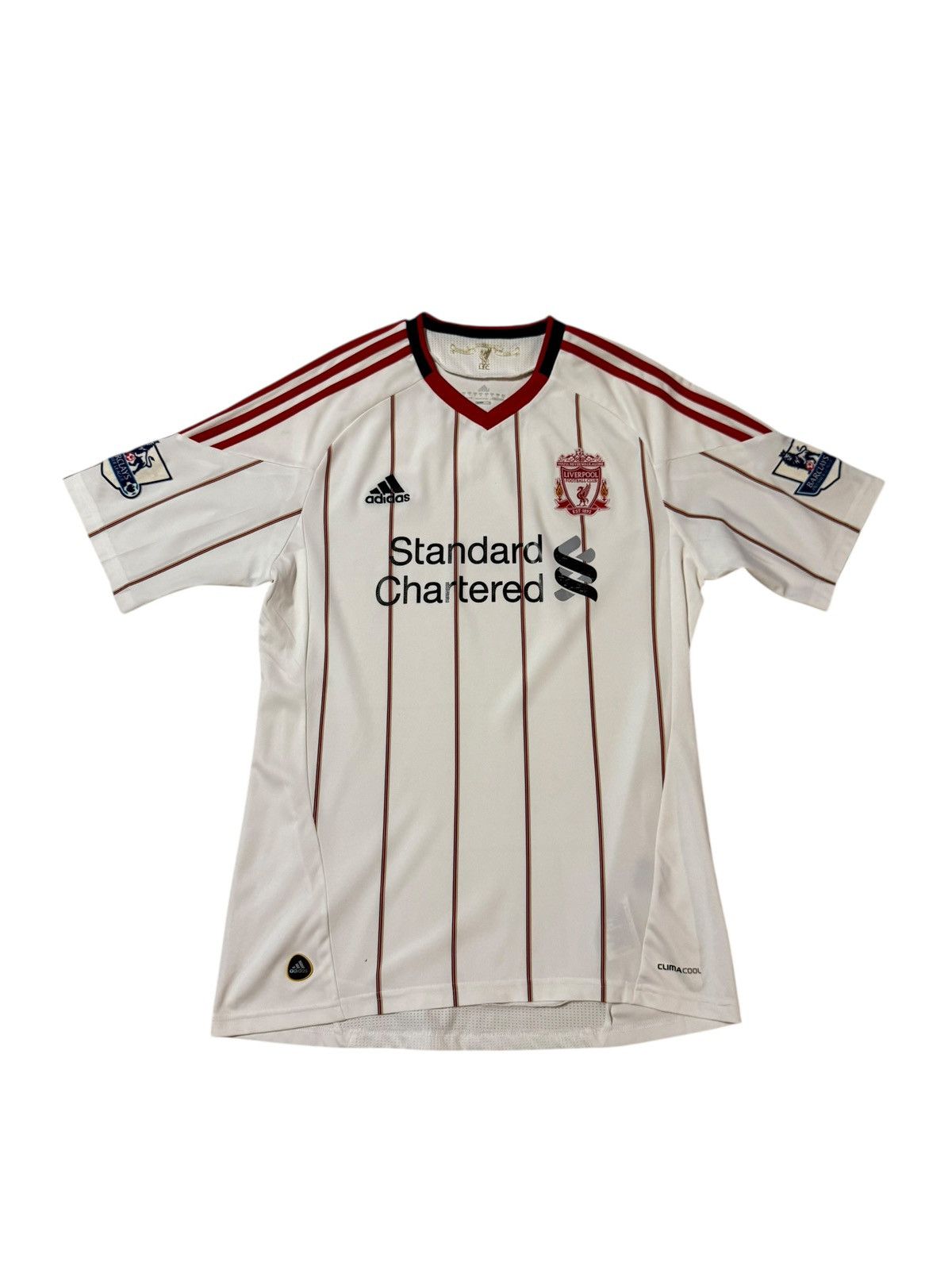 Adidas 2010 2011 Vintage Liverpool Adidas Away Soccer Jersey Size US M / EU 48-50 / 2 - 1 Thumbnail