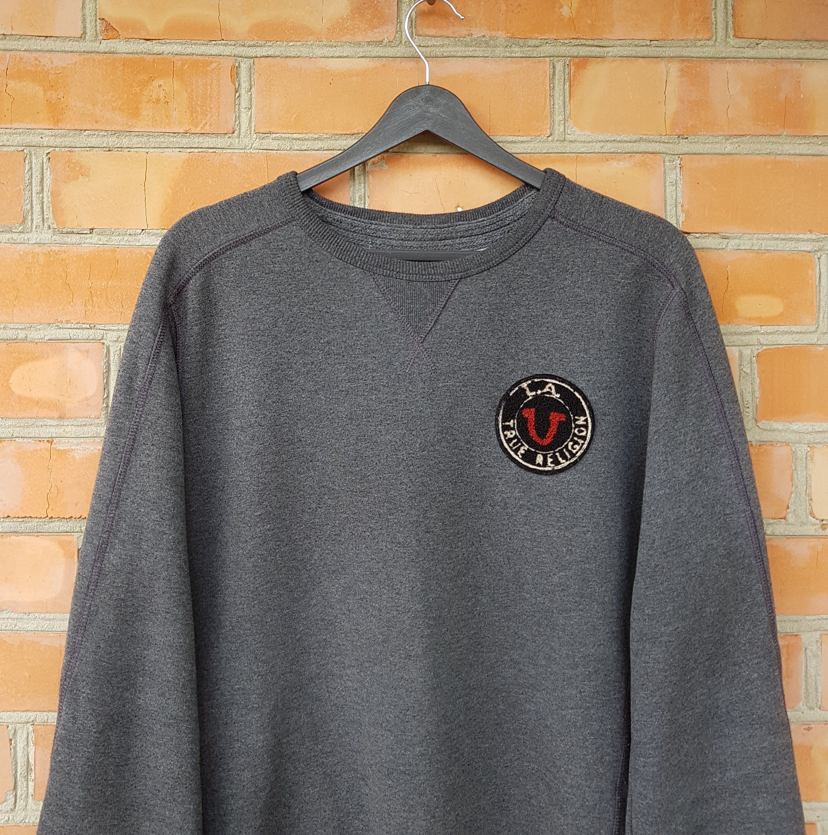 True Religion True Religion Sweatshirt Pullover sz L Size US L / EU 52-54 / 3 - 2 Thumbnail