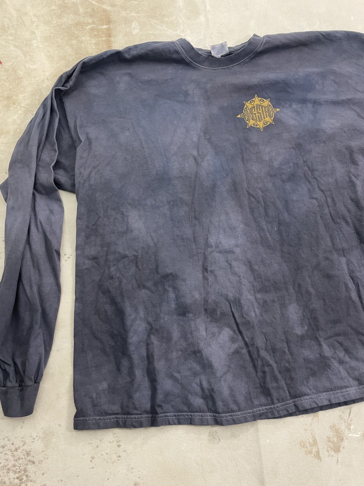 Vintage GangStarr ONE OF THE BEST YET overdyed Longsleeve tee XLXXL Size US XL / EU 56 / 4 - 3 Thumbnail