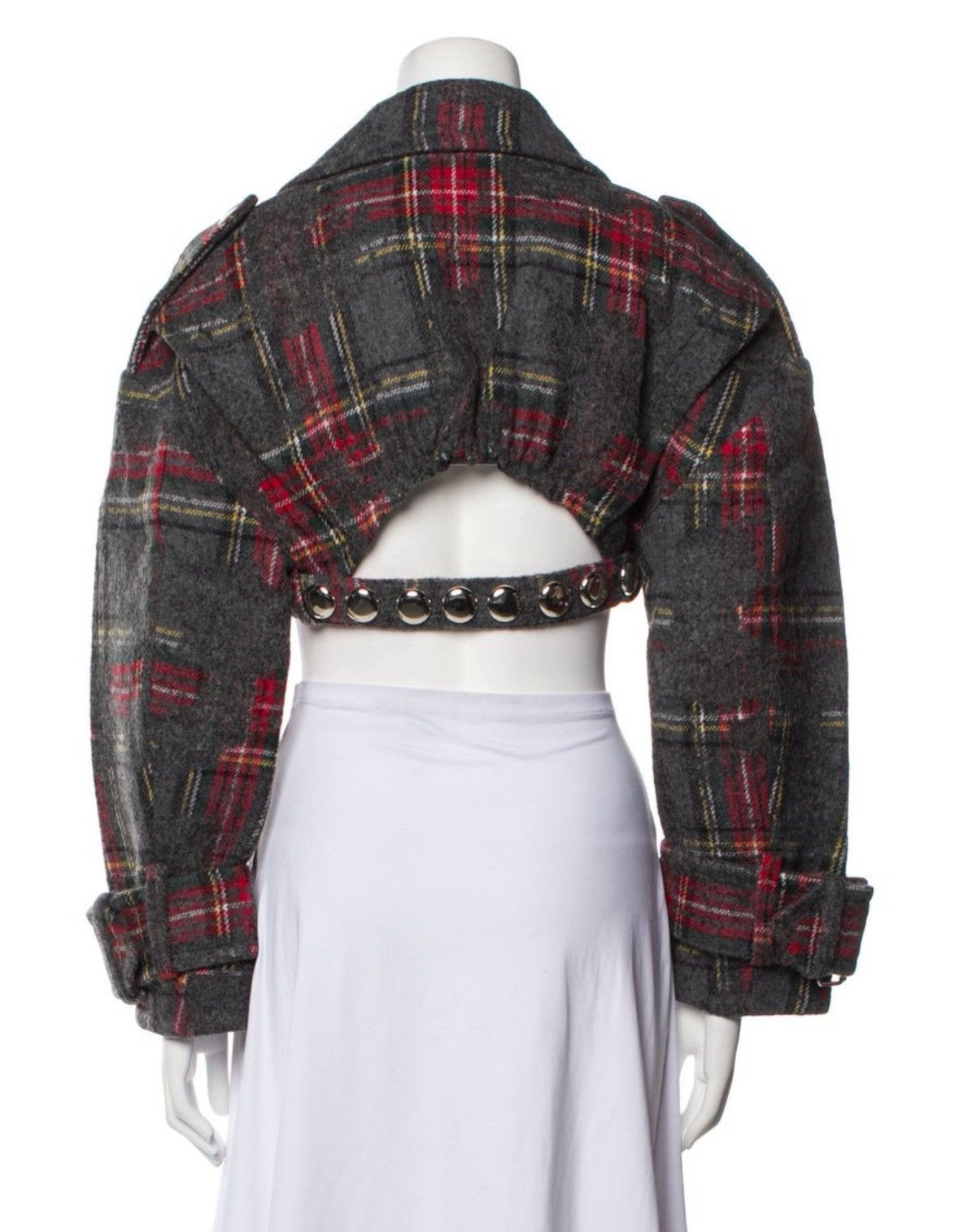 Vaquera Vaquera Cropped Moto Jacket Size M / US 6-8 / IT 42-44 - 2 Thumbnail