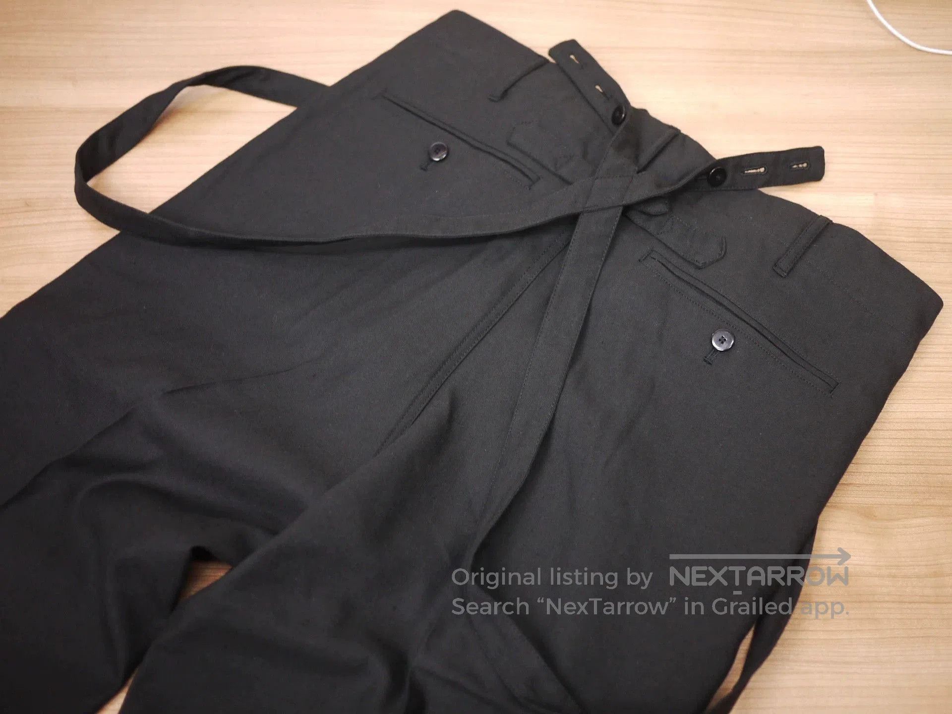 Visvim Black Straight-Leg Casual Pants Size 32. Size US 32 / EU 48 - 7 Thumbnail