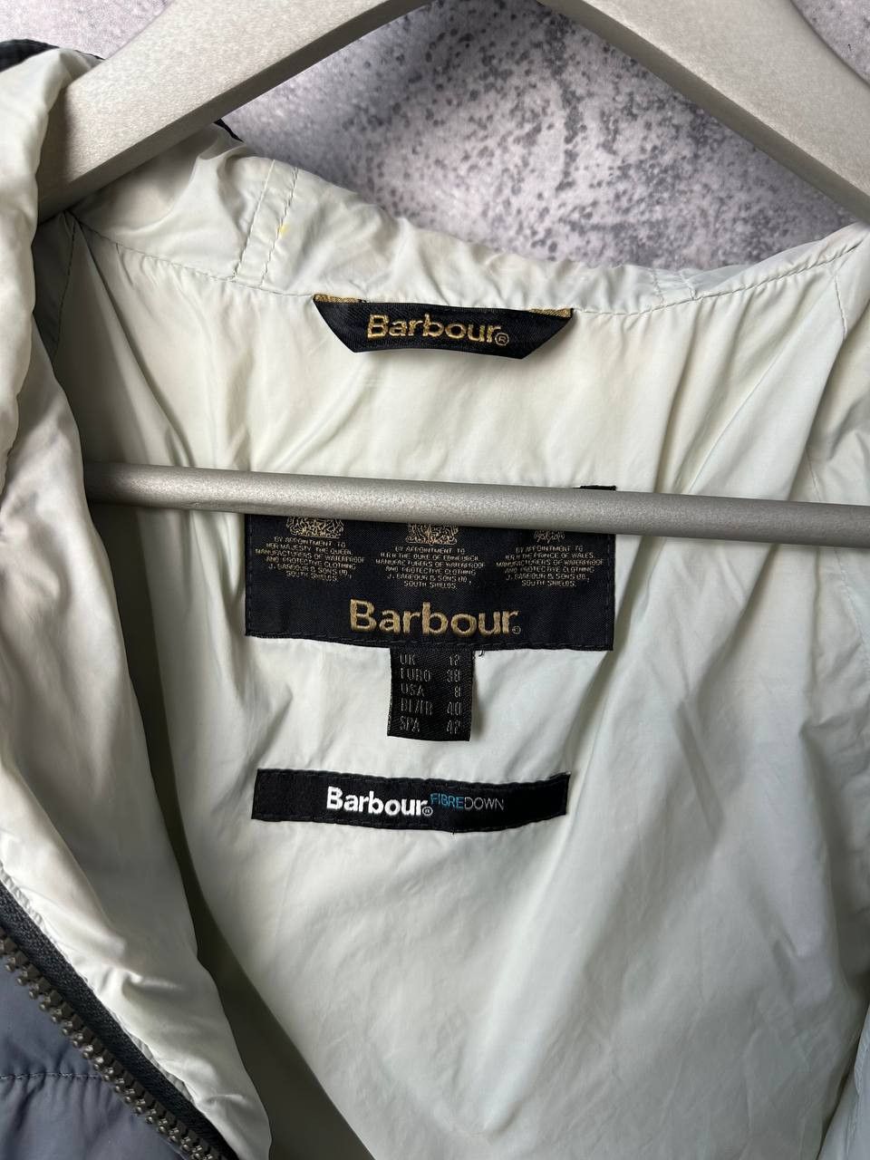 Barbour Barbour Jacket Gray Fibre Down Landry Baffle Quilt Puffa Size M / US 6-8 / IT 42-44 - 13 Thumbnail