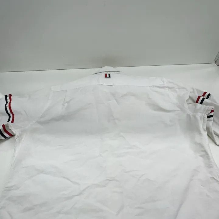Thom Browne Thom Browne Classic White Long Sleeve Shirt -2507 Size US L / EU 52-54 / 3 - 5 Thumbnail
