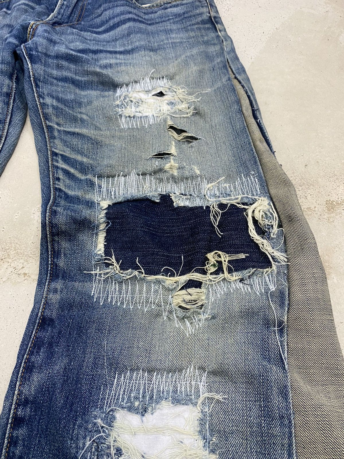 If Six Was Nine × Kapital × Levi's Vintage Flare Levis 502 Wide Legs Distressed Undercover Size US 34 / EU 50 - 9 Thumbnail