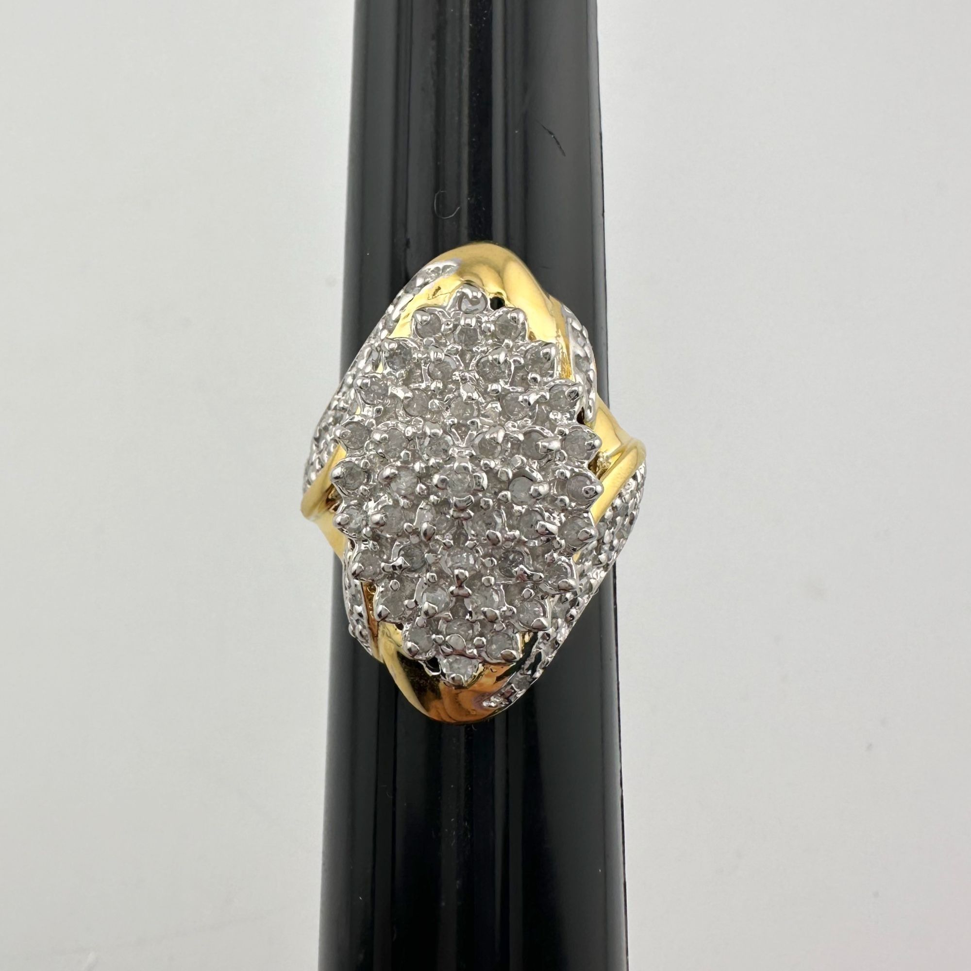 Other Marquise Cut 1.00 Ct Diamond Cluster Ring Size 8 Size ONE SIZE - 13 Thumbnail