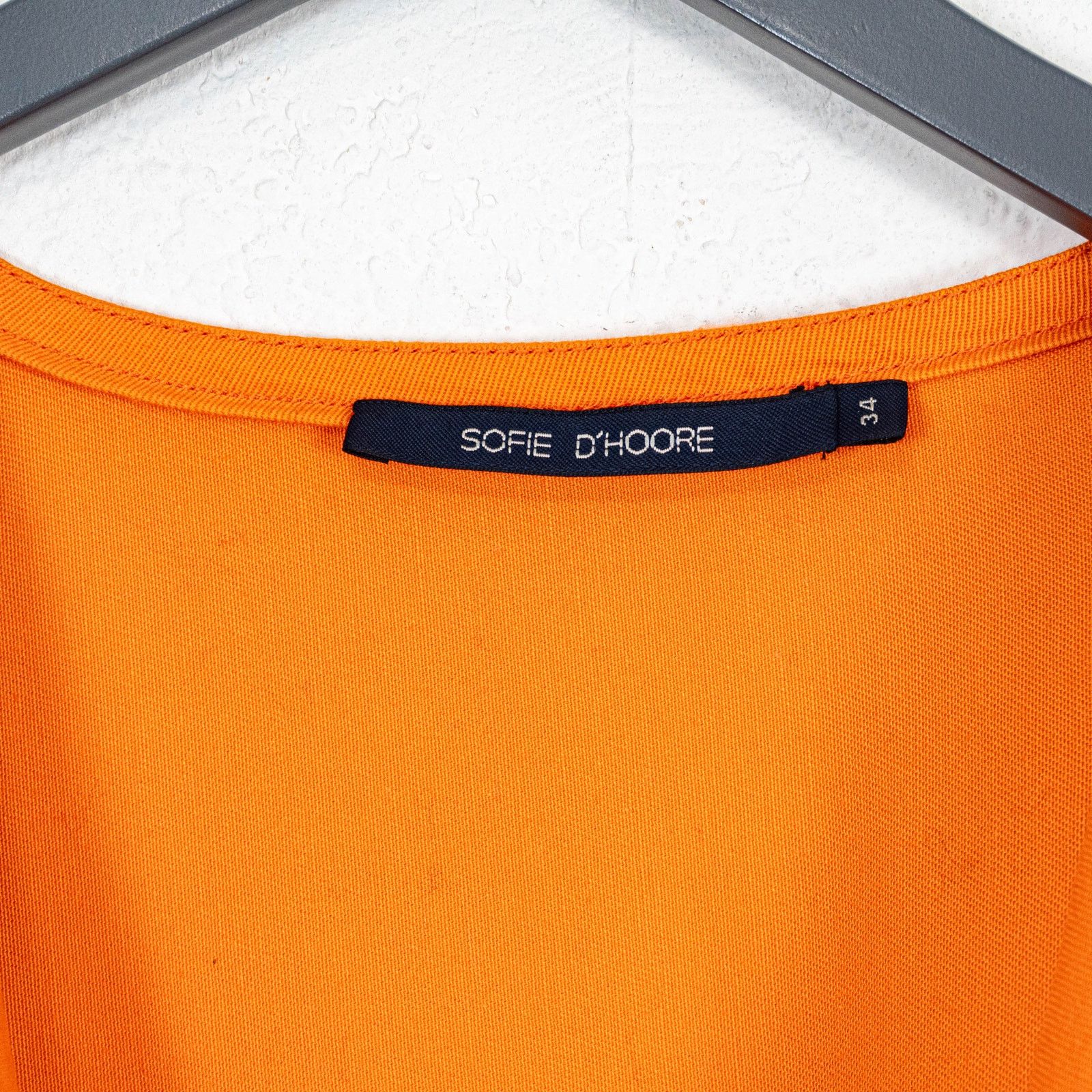 SOFIE D'HOORE Sofie D'Hoore Orange Open Front Jacket Oversized 3/4 sz 34 Size S / US 4 / IT 40 - 6 Thumbnail