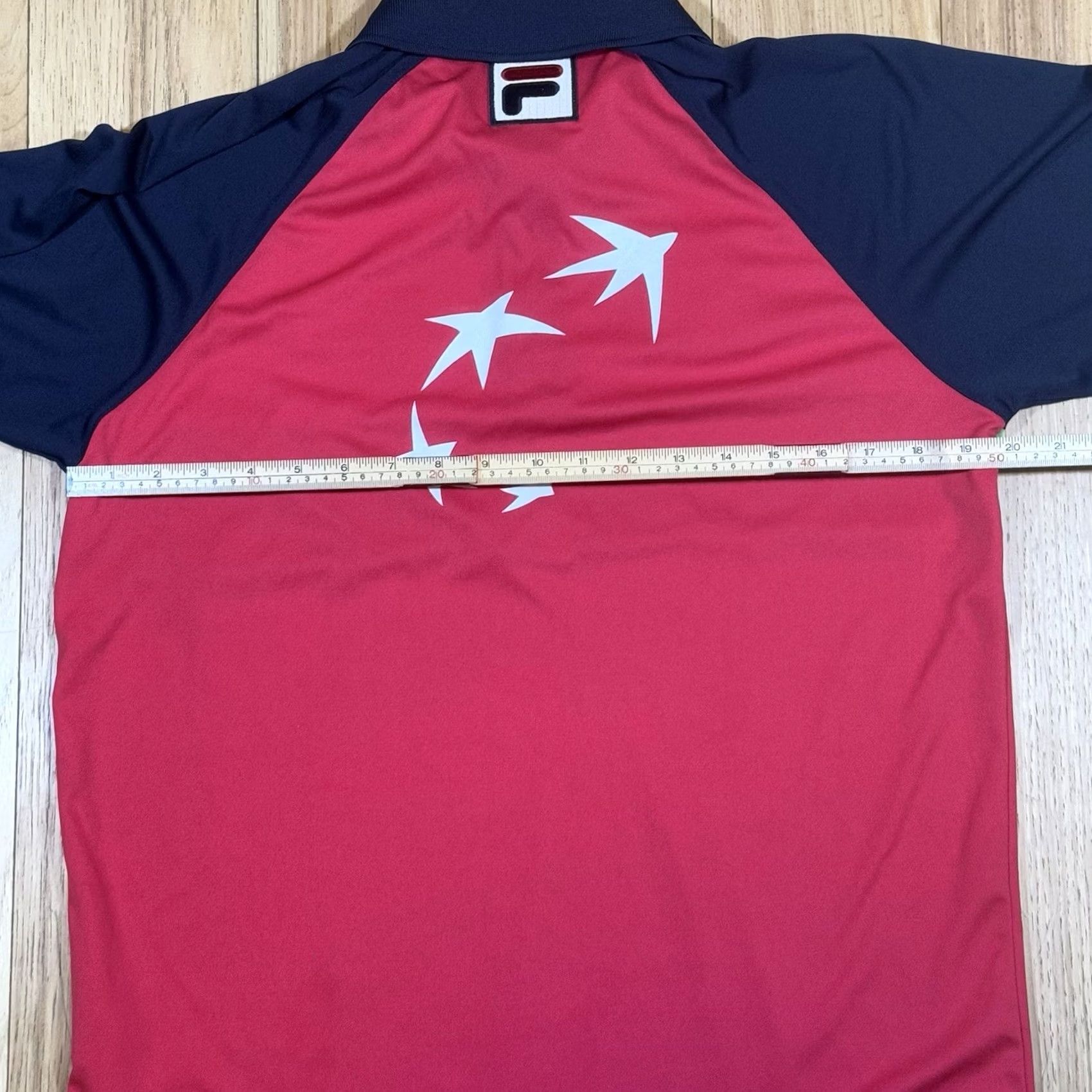 Fila FILA Polo Shirt Short Sleeve Mens Small Red Stretch Tennis Open BNP Paribas Open Blue Size US S / EU 44-46 / 1 - 7 Thumbnail