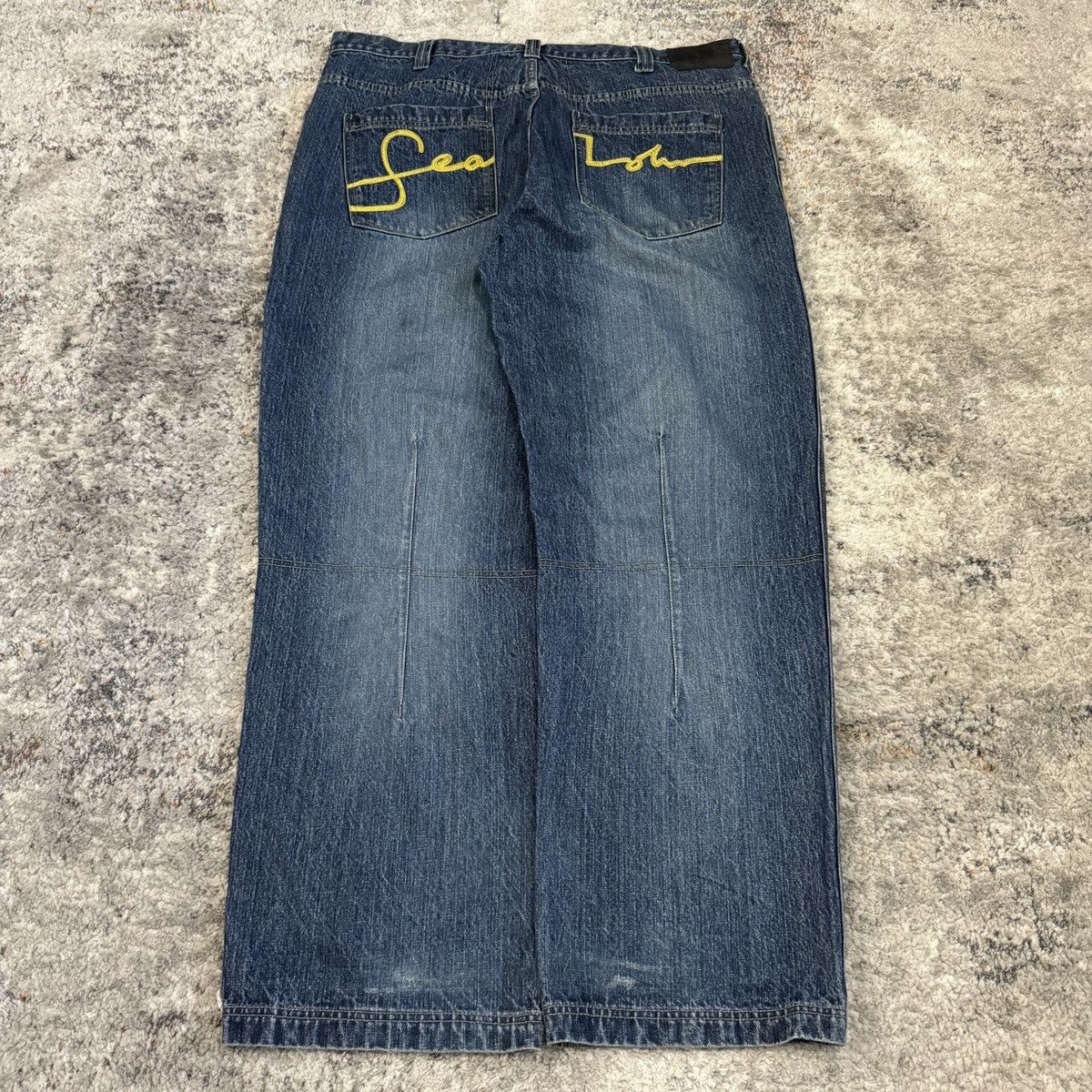 JNCO × Sean John × Vintage Vintage Y2K Sean John baggy wide leg embroidered jeans Size US 40 / EU 56 - 1 Thumbnail