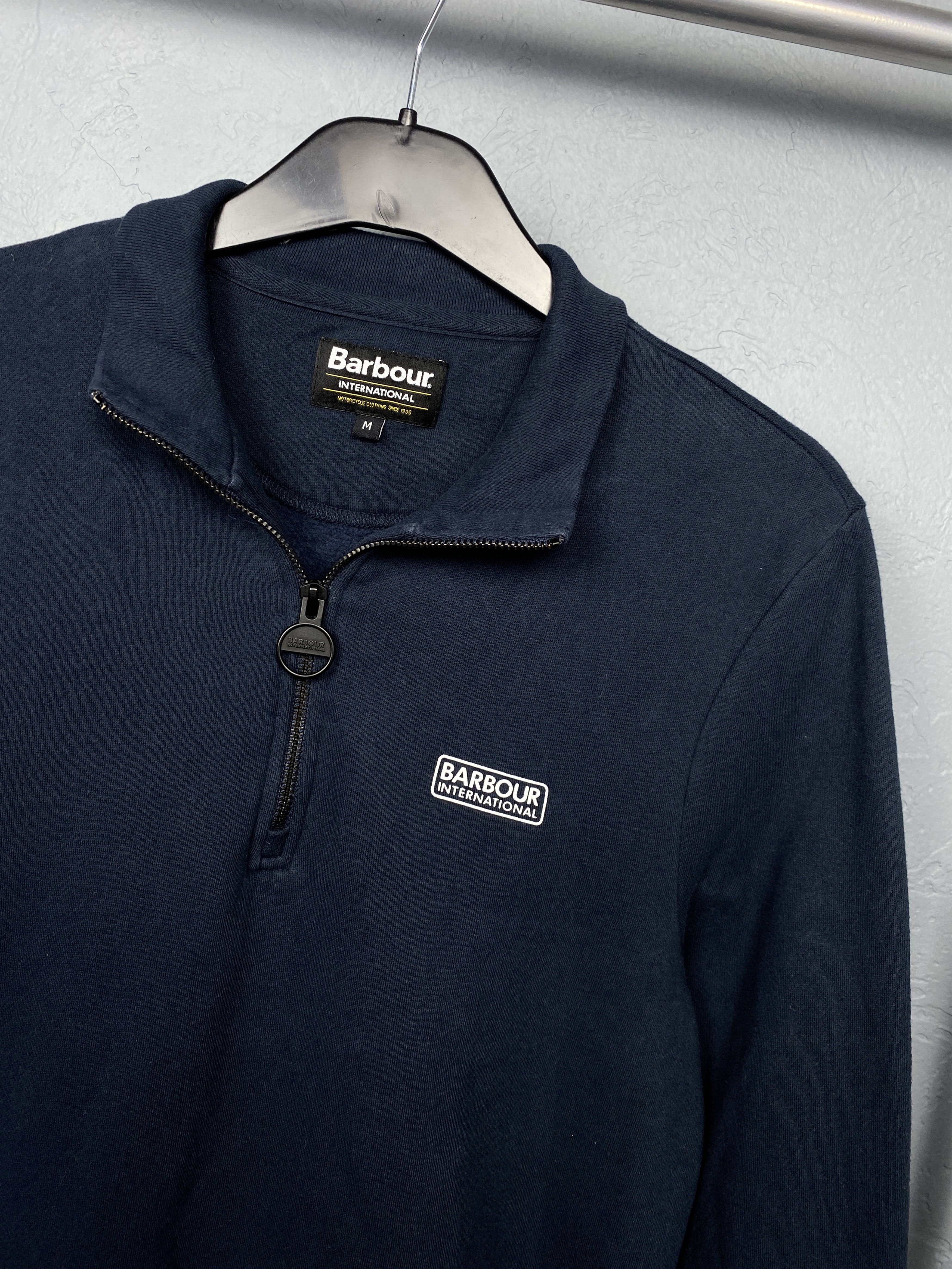 Barbour Barbour International Mens Quarter 1\4 Zip Sweatshirt Size US M / EU 48-50 / 2 - 2 Thumbnail