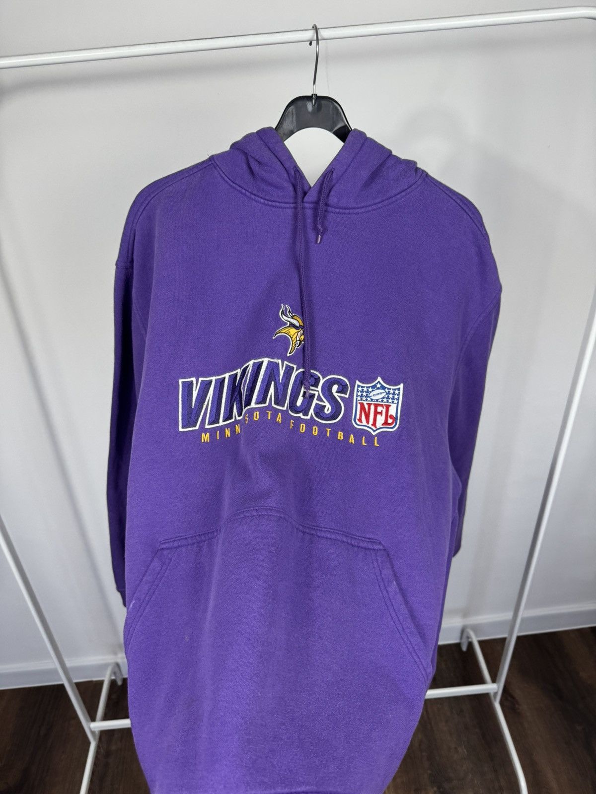 Reebok Vintage Reebok NFL Minnesota Vikings Hoodie Sweatshirt XL Size US XL / EU 56 / 4 - 6 Thumbnail