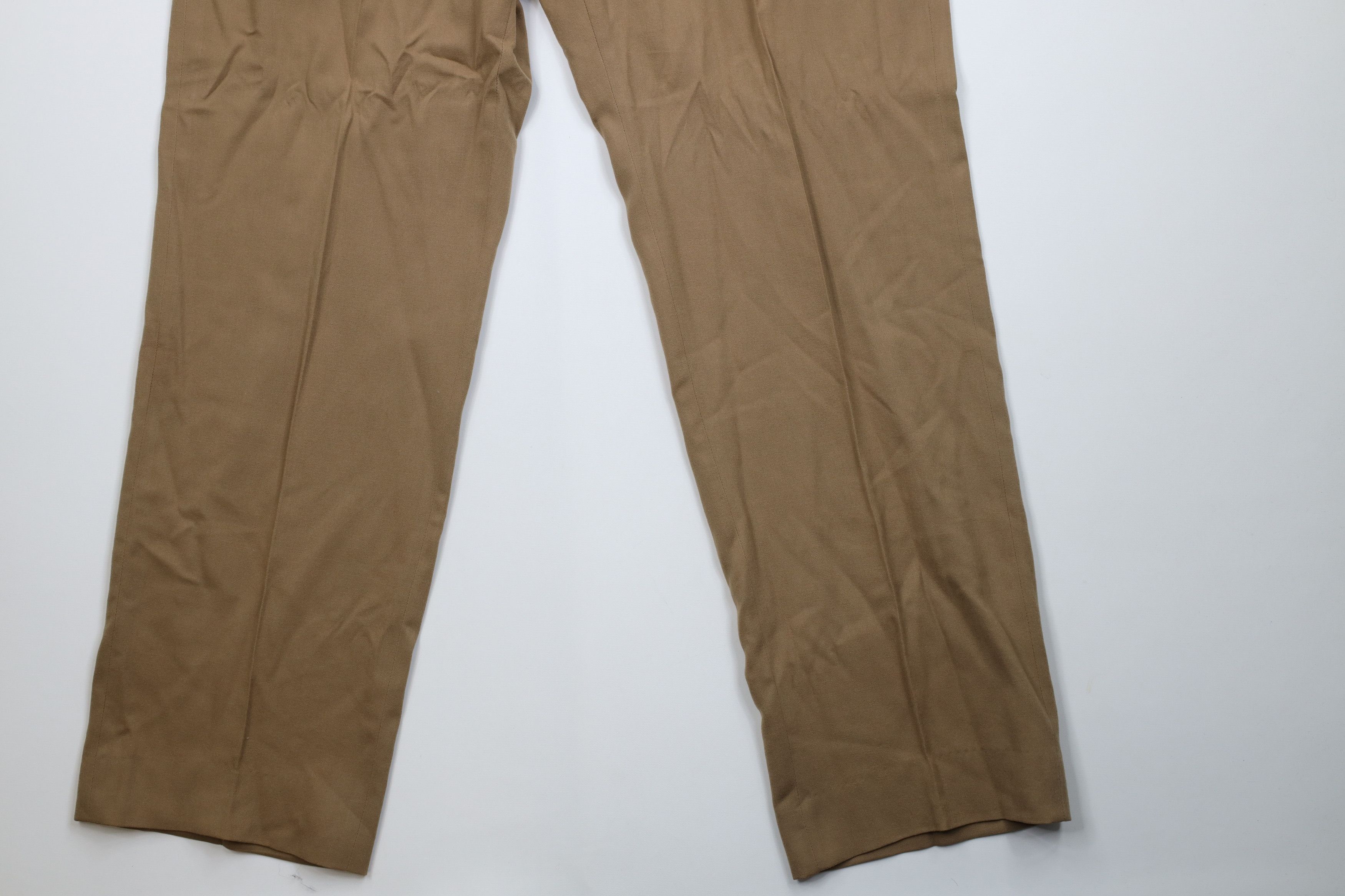 Pendleton Vintage 70s Pendleton Knit Wide Leg Chino Pants Brown USA Size US 42 / EU 58 - 4 Thumbnail