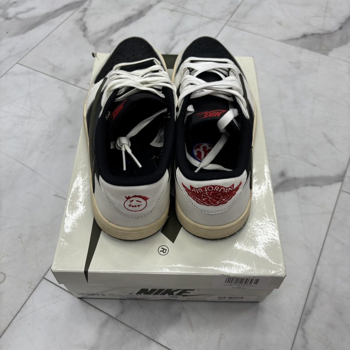 Nike × Travis Scott Nike X Travis Scott Jordan 1 Low “Olive” Size US 8.5 / EU 41-42 - 2 Thumbnail