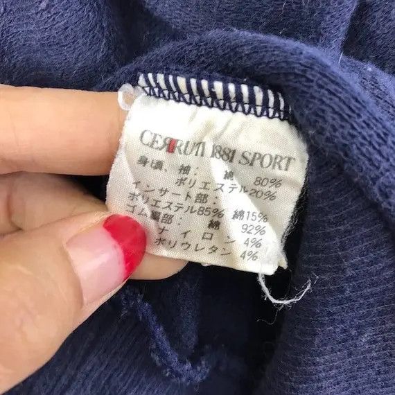 Cerruti 1881 Vtg NINO CERRUTI 1881 SPORT Italy Henley Sweatshirt Sweater Size XL / US 12-14 / IT 48-50 - 6 Thumbnail