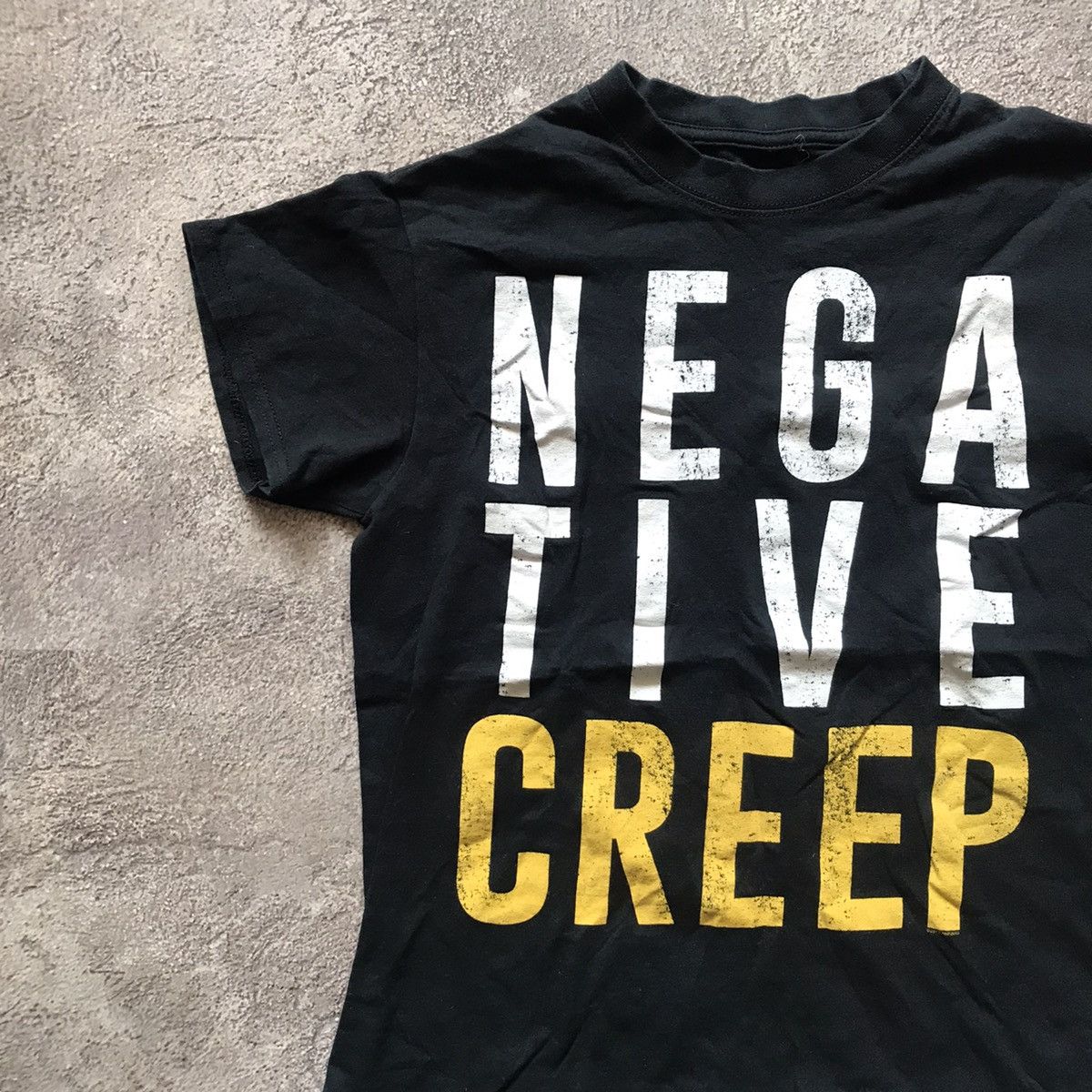 Vintage Vintage 90s Nirvana Negative Creep Graphic Tee Grunge Slim S Size US S / EU 44-46 / 1 - 2 Thumbnail