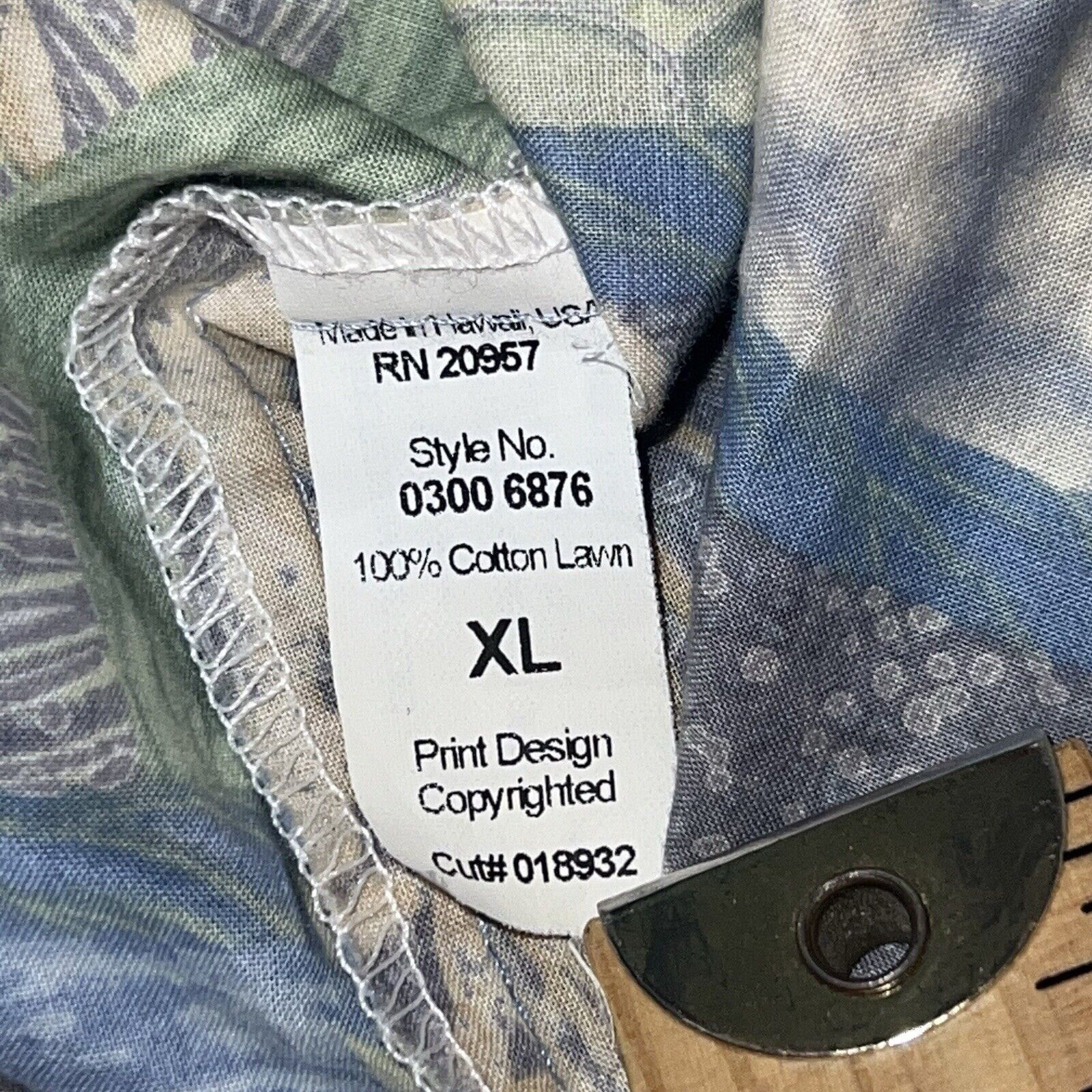 Tori Richard Tori Richard Men’s XL Aloha Hawaiian Shirt Abstract Floral Size US XL / EU 56 / 4 - 4 Thumbnail