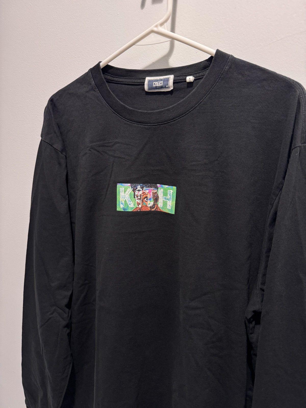 Kith Kith for Ludovic Nkoth Classic Logo Black LS Tee Size M Size US M / EU 48-50 / 2 - 2 Thumbnail