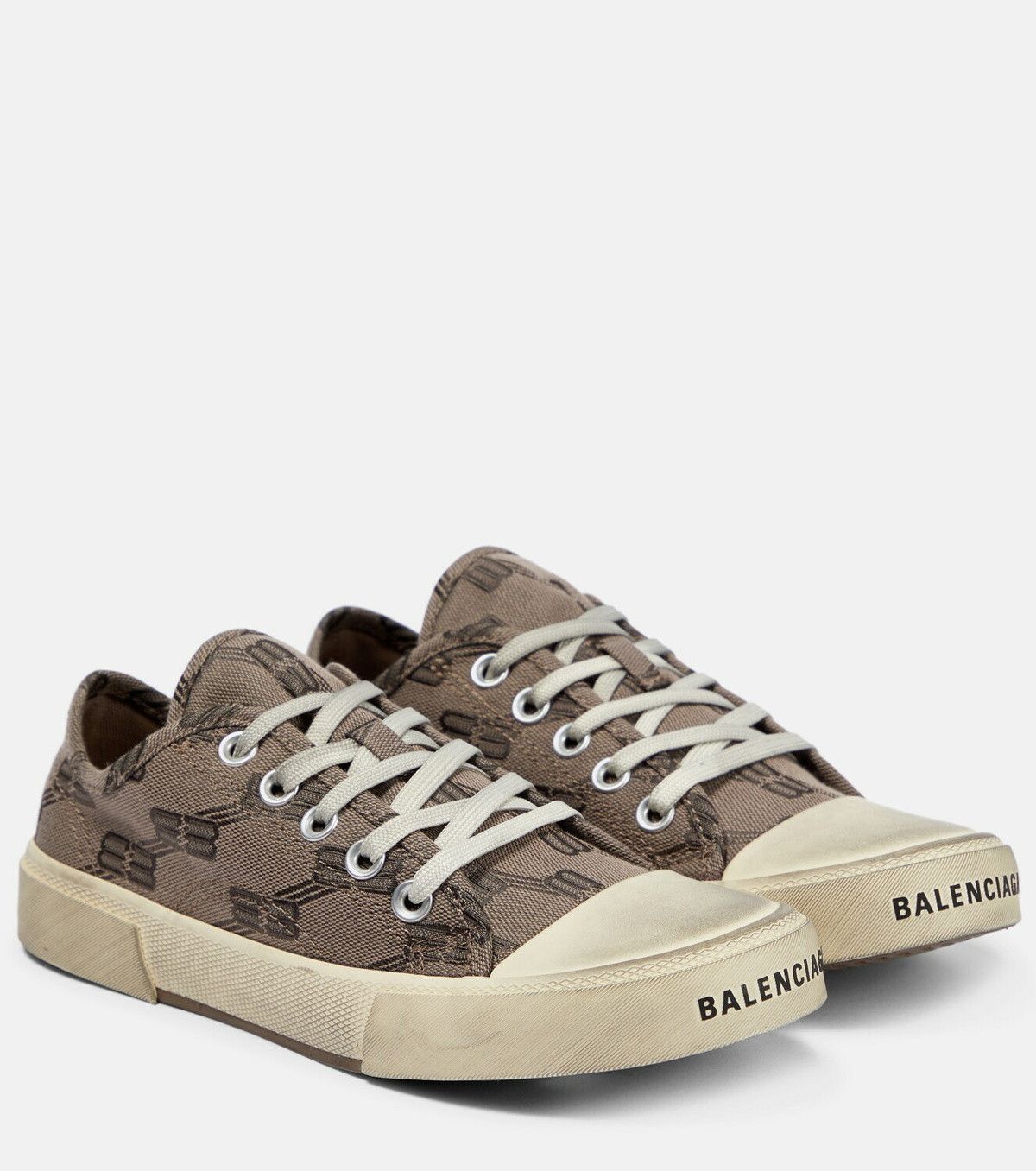 Balenciaga Monogram Paris Low Sneakers Size US 5 / IT 35 - 1 Thumbnail