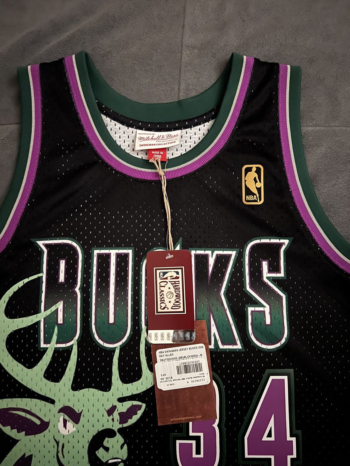 希少 公式 adidas NBA BUCKS レイアレン ユニフォーム 34番 希少 公式 adidas NBA BUCKS レイアレン ユニフォーム 34番 希少