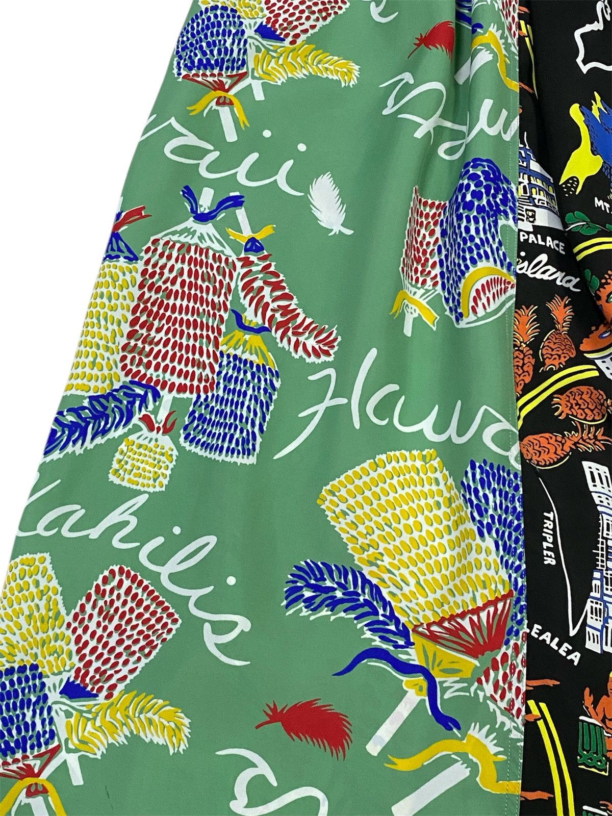 Sun Surf Sun Surf X Beams Rayon Hawaiian Midi Skirt Size 30" / US 8 / IT 44 - 13 Thumbnail