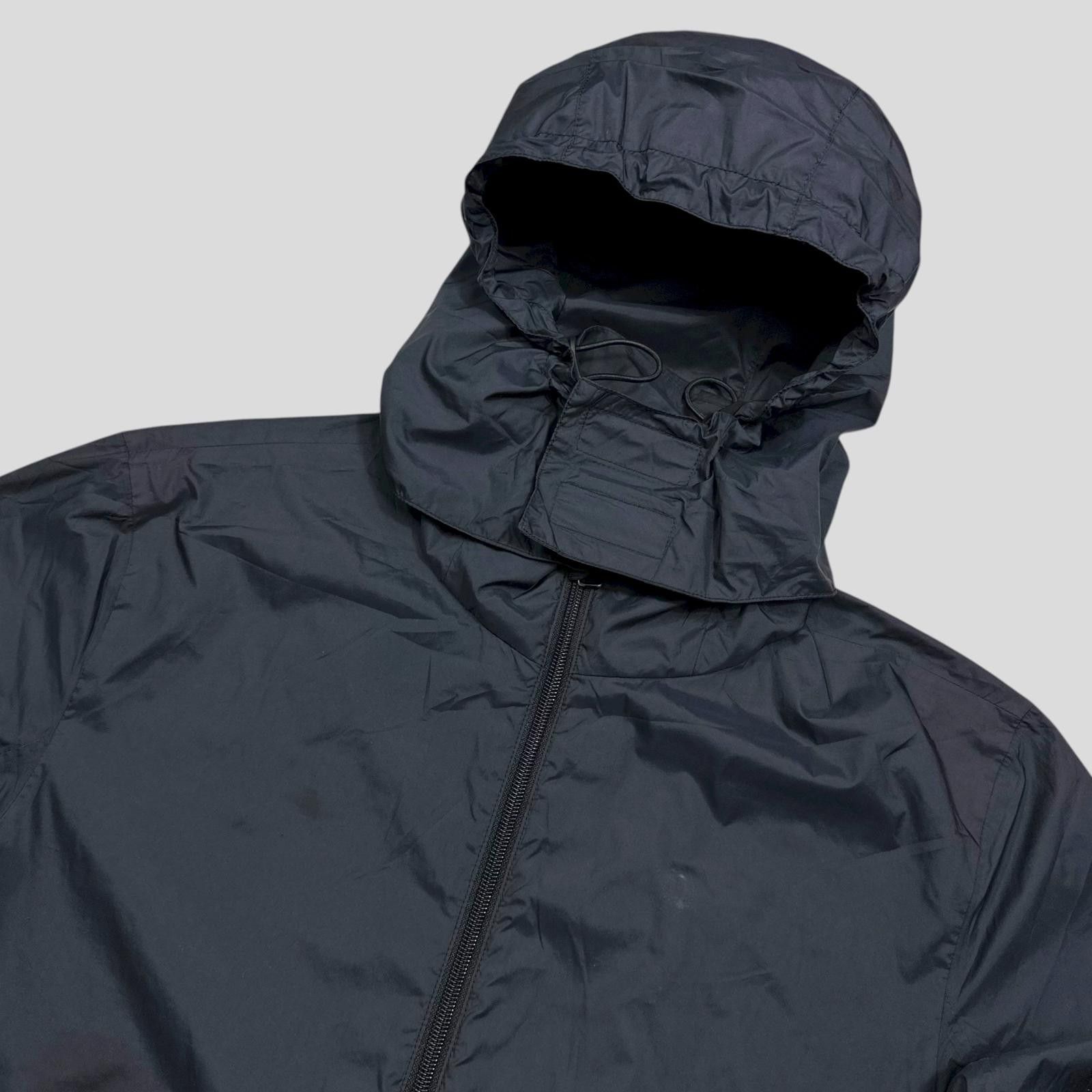Prada Prada 2020 Rubber Logo Taped Seam Windbreaker Jacket - M Size US M / EU 48-50 / 2 - 6 Thumbnail