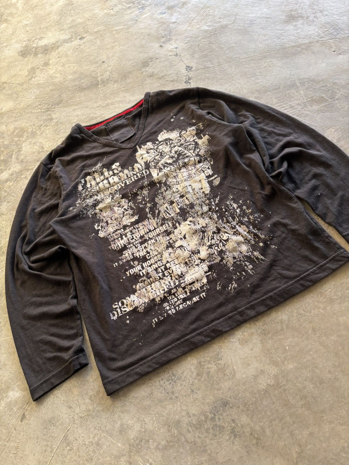 Japanese Brand Y2k slash number poem punk gothic vkei grunge style Size US M / EU 48-50 / 2 - 7 Thumbnail