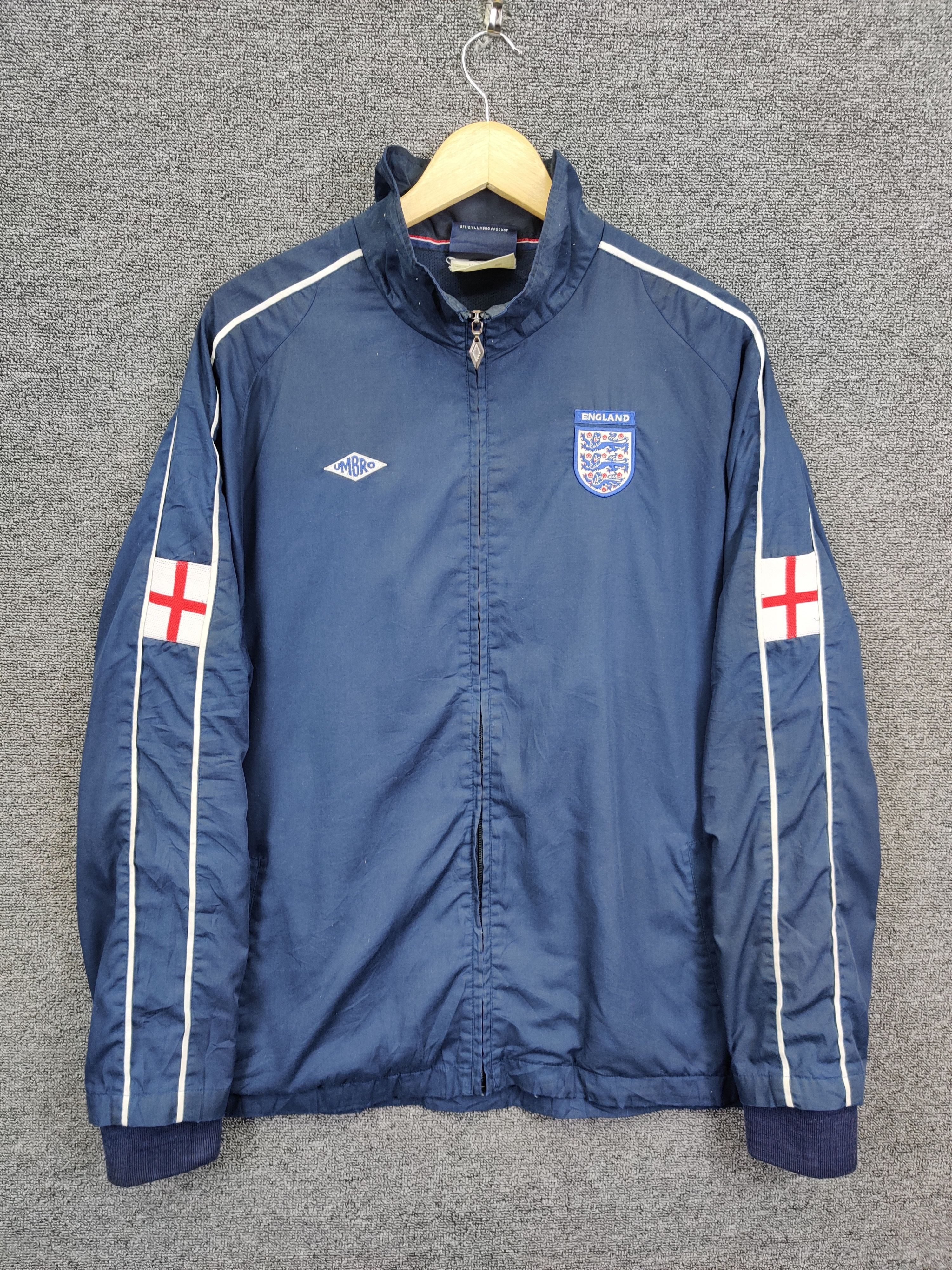 Vintagen Umbro x England Soccer Football Winbreaker Jacket