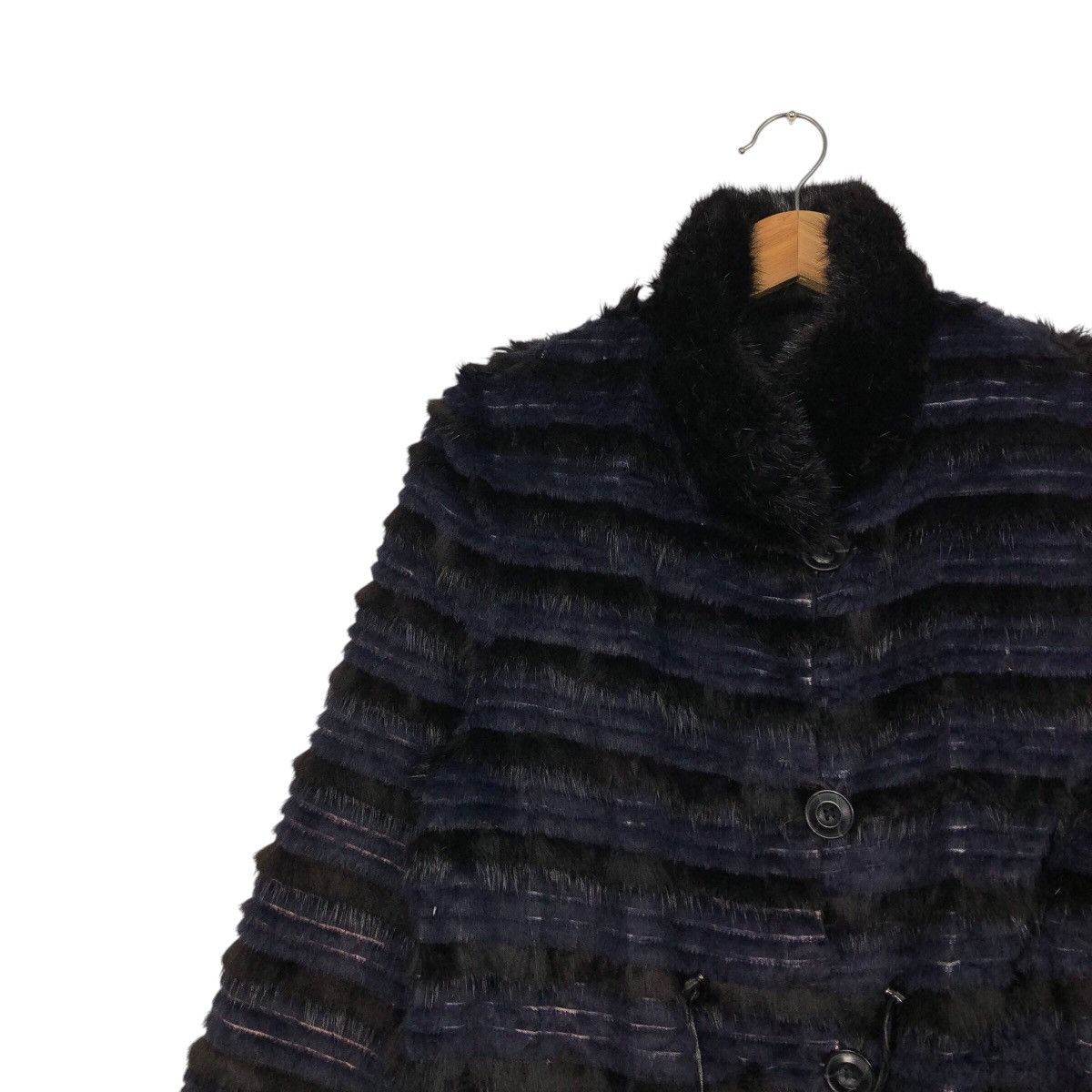 Japanese Brand 📌Vintage Reversible Button Jacket Fur Japan Issey Miyake Size US M / EU 48-50 / 2 - 5 Thumbnail