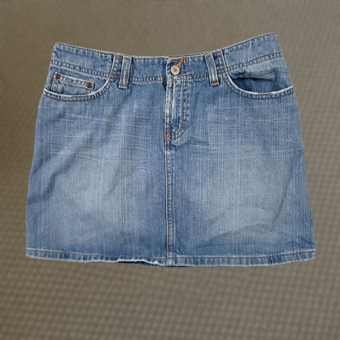 BKE Buckle BKE Denim Skirt Women's Size 27 Harbor Jean Skirt BKL131 Mini Distressed Skirt Women Girls Mens? Size 27" / US 4 / IT 40 - 1 Thumbnail