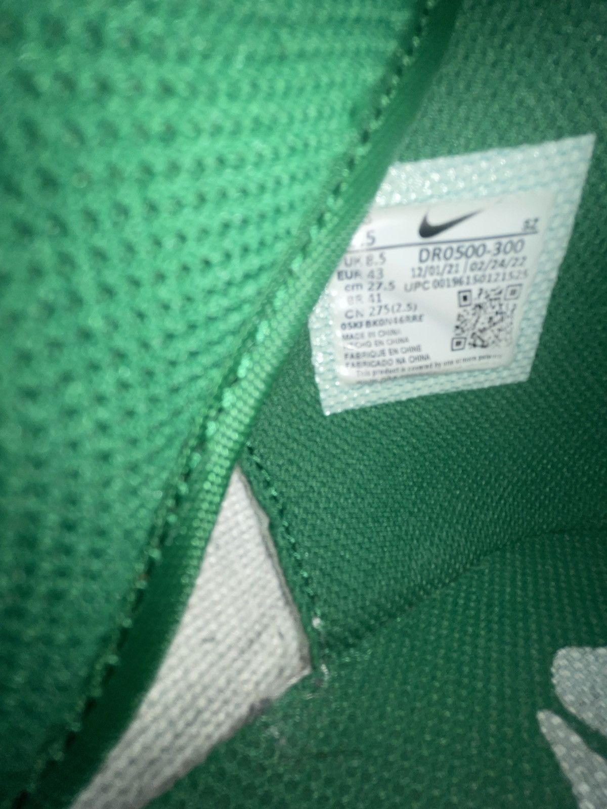 Nike × Off-White NIKE AIR FORCE 1 MID OFF-WHITE PINE GREEN Size US 9.5 / EU 42-43 - 4 Thumbnail