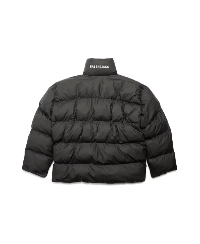 Balenciaga o1mt1gz0924 Wrap Puffer Jacket in Black Size US M / EU 48-50 / 2 - 6 Thumbnail