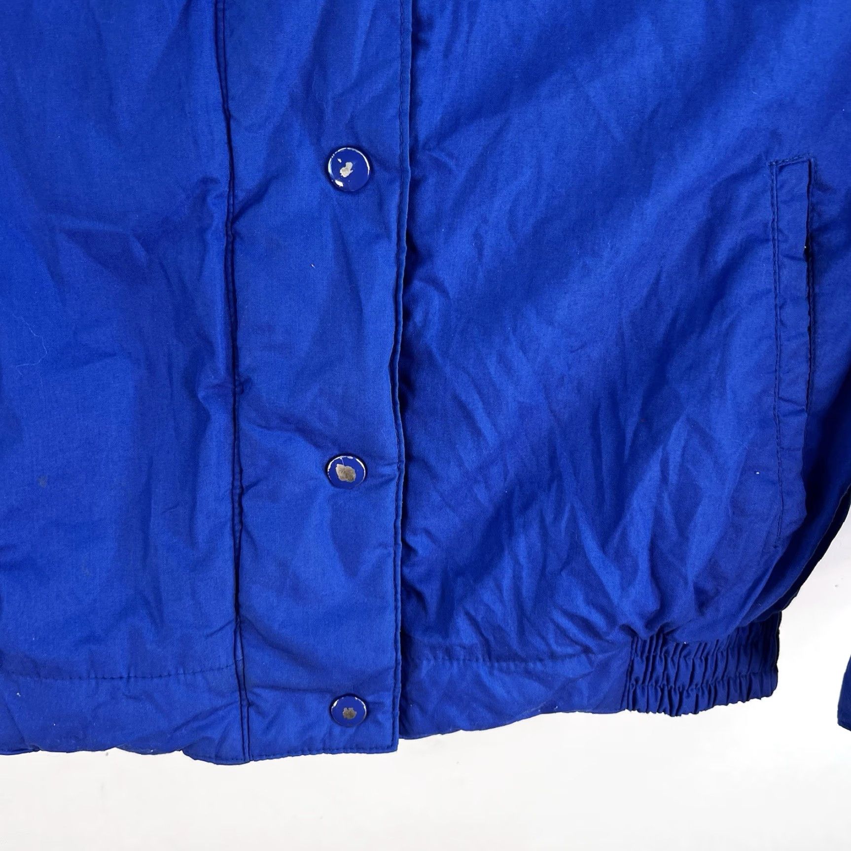 Sears Sears Womens Jacket Blue Size L Lined Snap Front Vintage Coat Size L / US 10 / IT 46 - 5 Thumbnail