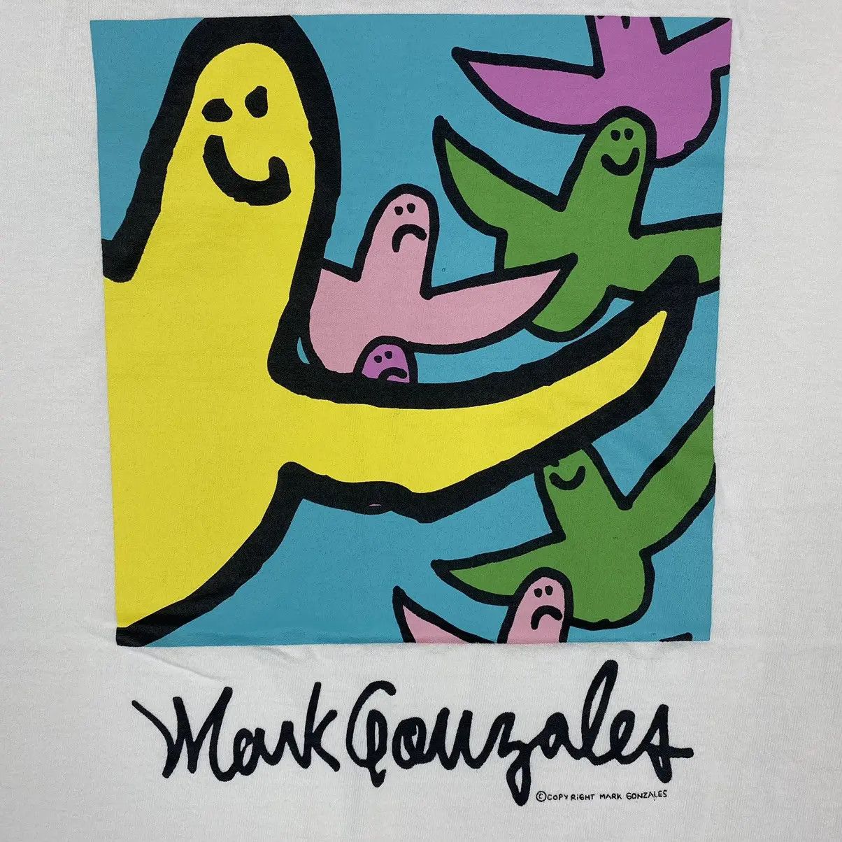 MARK GONZALES Street Artist Skater Pop Art Graphic Logo Tee