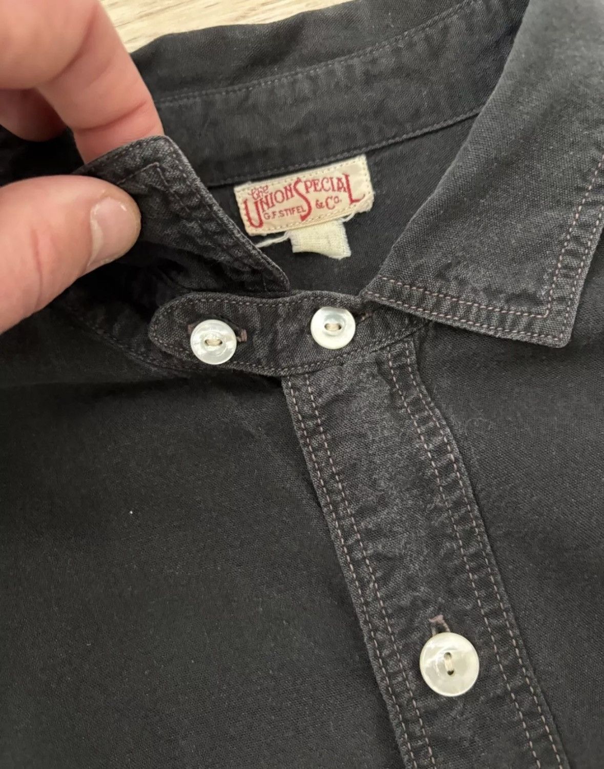 Freewheelers FREEWHEELERS CONDUCTOR Work Shirt approximately L Size US L / EU 52-54 / 3 - 4 Thumbnail