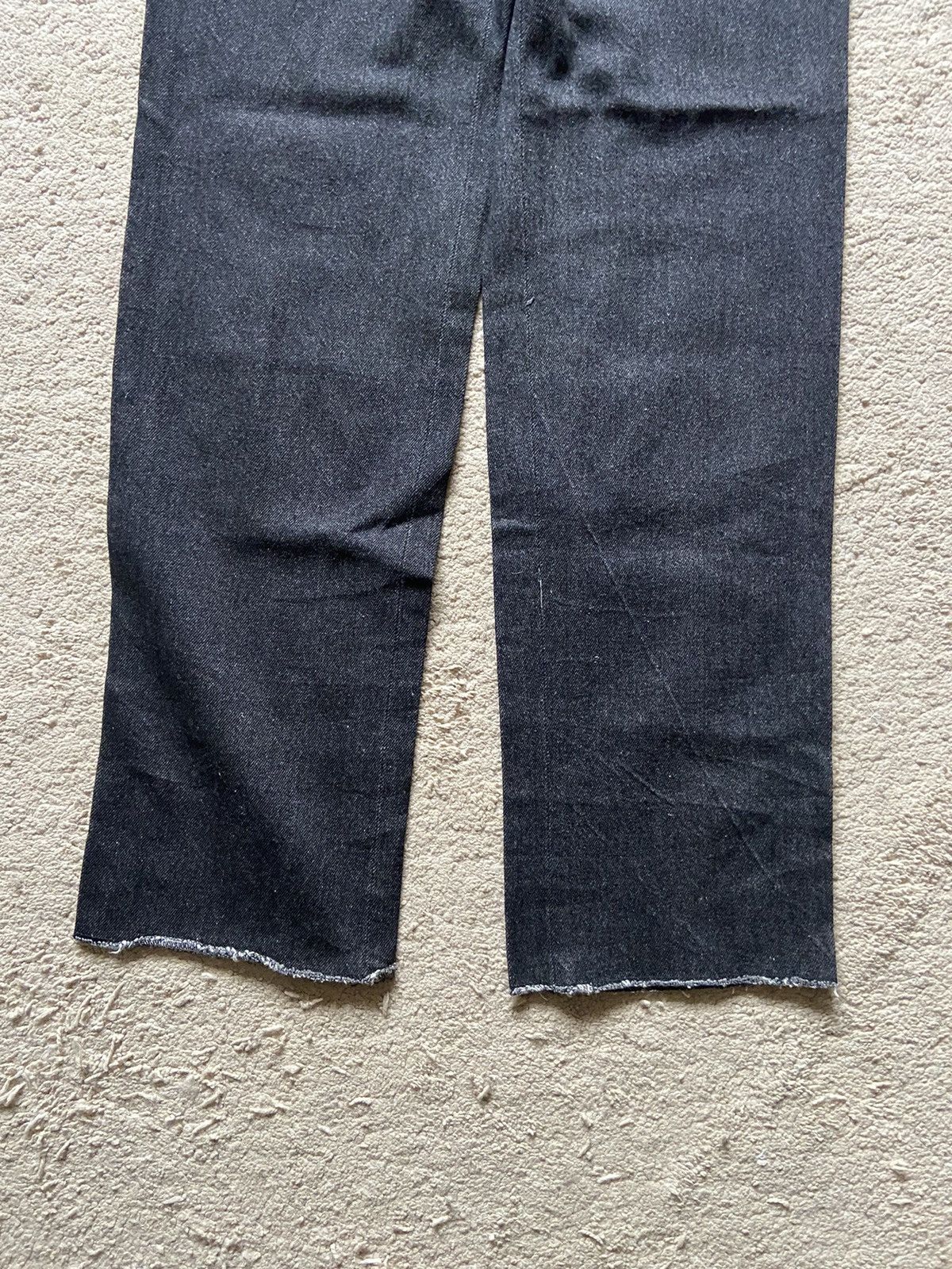 Issey Miyake × Tete Homme Vintage Tete Homme By Katoh Kazutaka 70’s Fringe Denim Pants Size US 28 / EU 44 - 3 Thumbnail