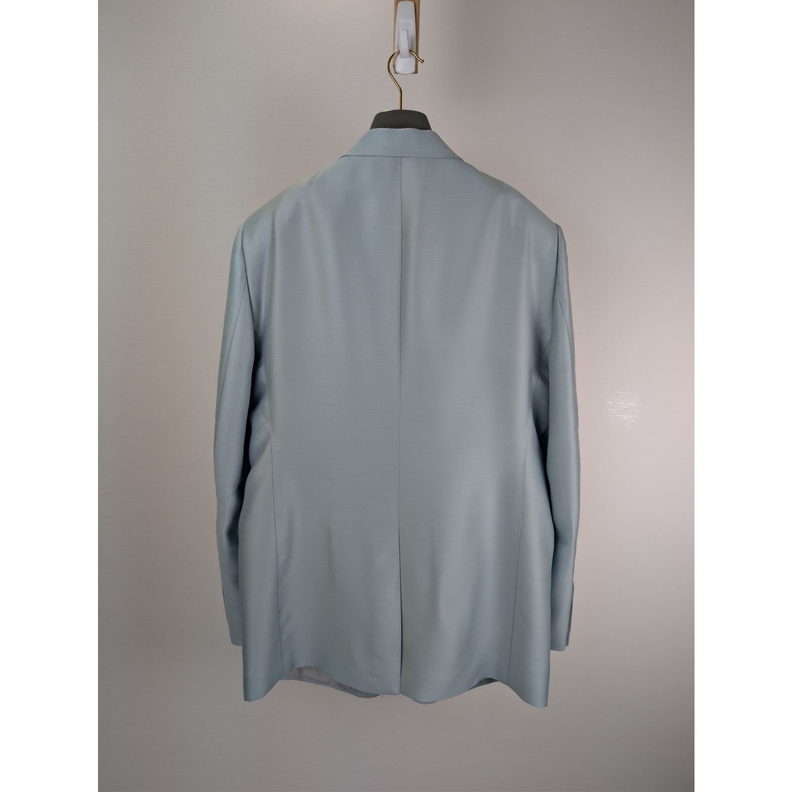 Tom Ford o1rshd1 Suits Blazer And Pants in Light Shiny Blue Size US XXL / EU 58 / 5 - 7 Thumbnail
