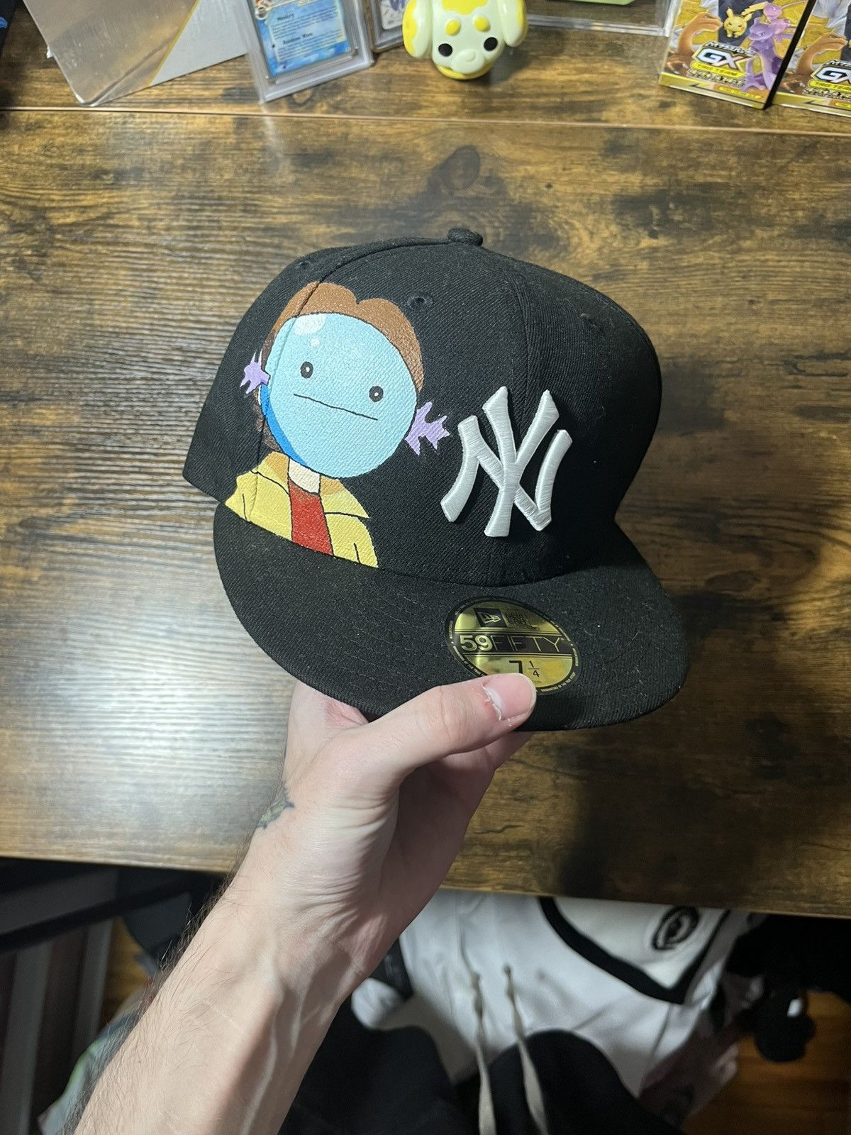 New York Yankees Ny yankees black fitted painted Size ONE SIZE - 1 Thumbnail