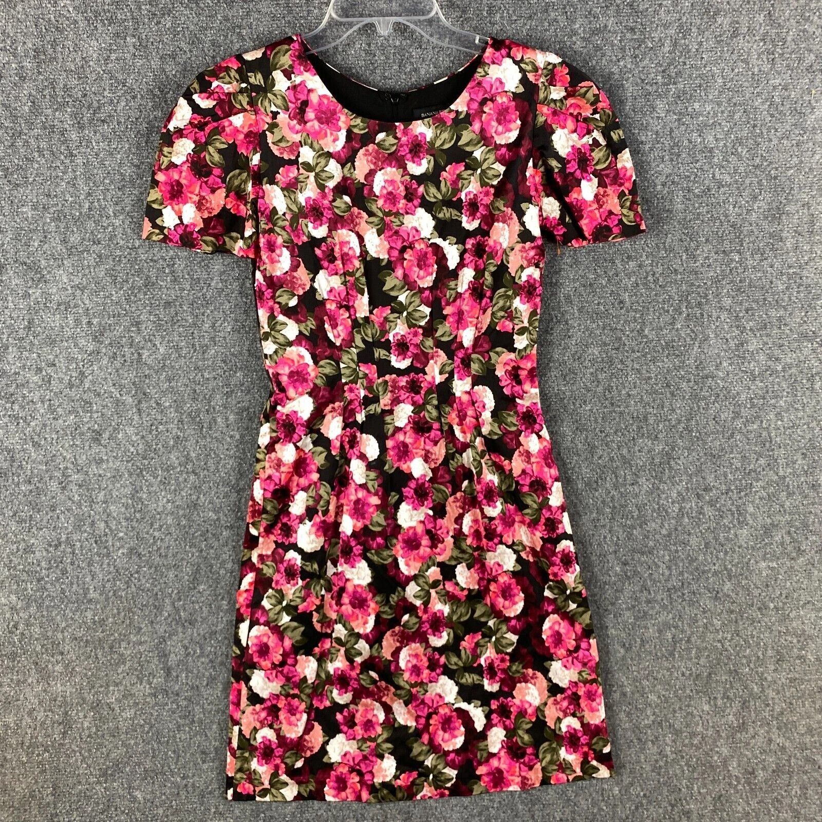 Banana Republic Banana Republic Dress Women's Size 0 Floral Short Sleeve Size XS / US 0-2 / IT 36-38 - 1 Thumbnail