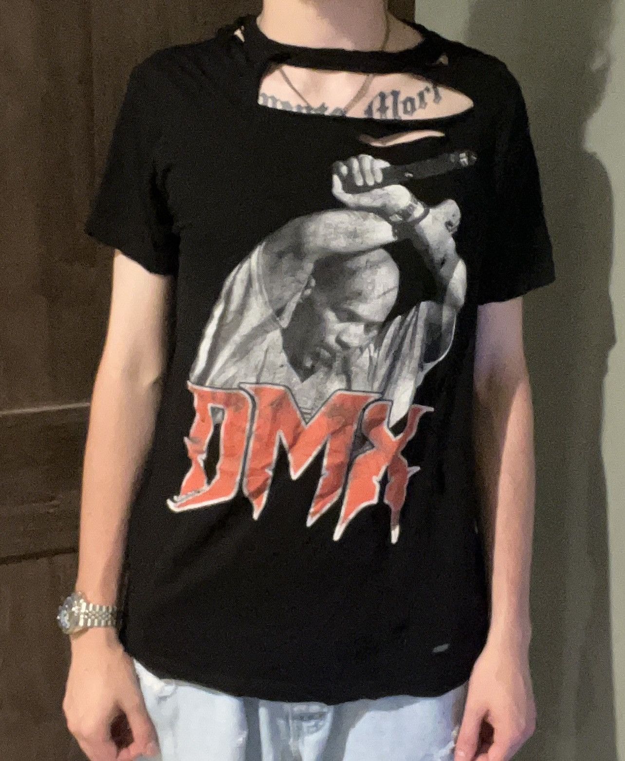 Vintage Thrashed Distressed DMX shirt Size US M / EU 48-50 / 2 - 1 Thumbnail