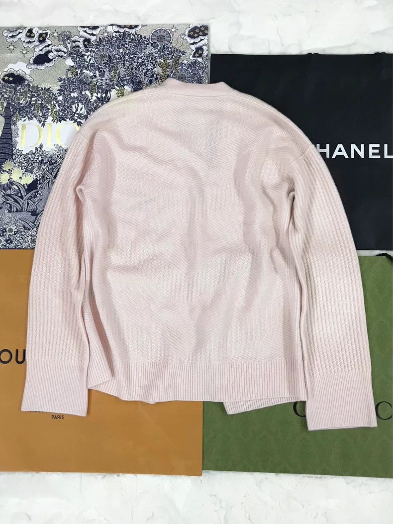Loro Piana LORO PIANA Pink baby cashmere LP cardigan coat Size S / US 4 / IT 40 - 2 Thumbnail