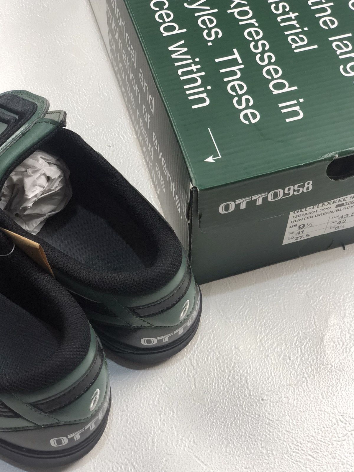 Asics × Kiko Kostadinov × OTTO 958 Asics x Otto 958 GelFlexkee 958 Kiko Kostadinov Hunter Green Size US 9.5 / EU 42-43 - 5 Thumbnail