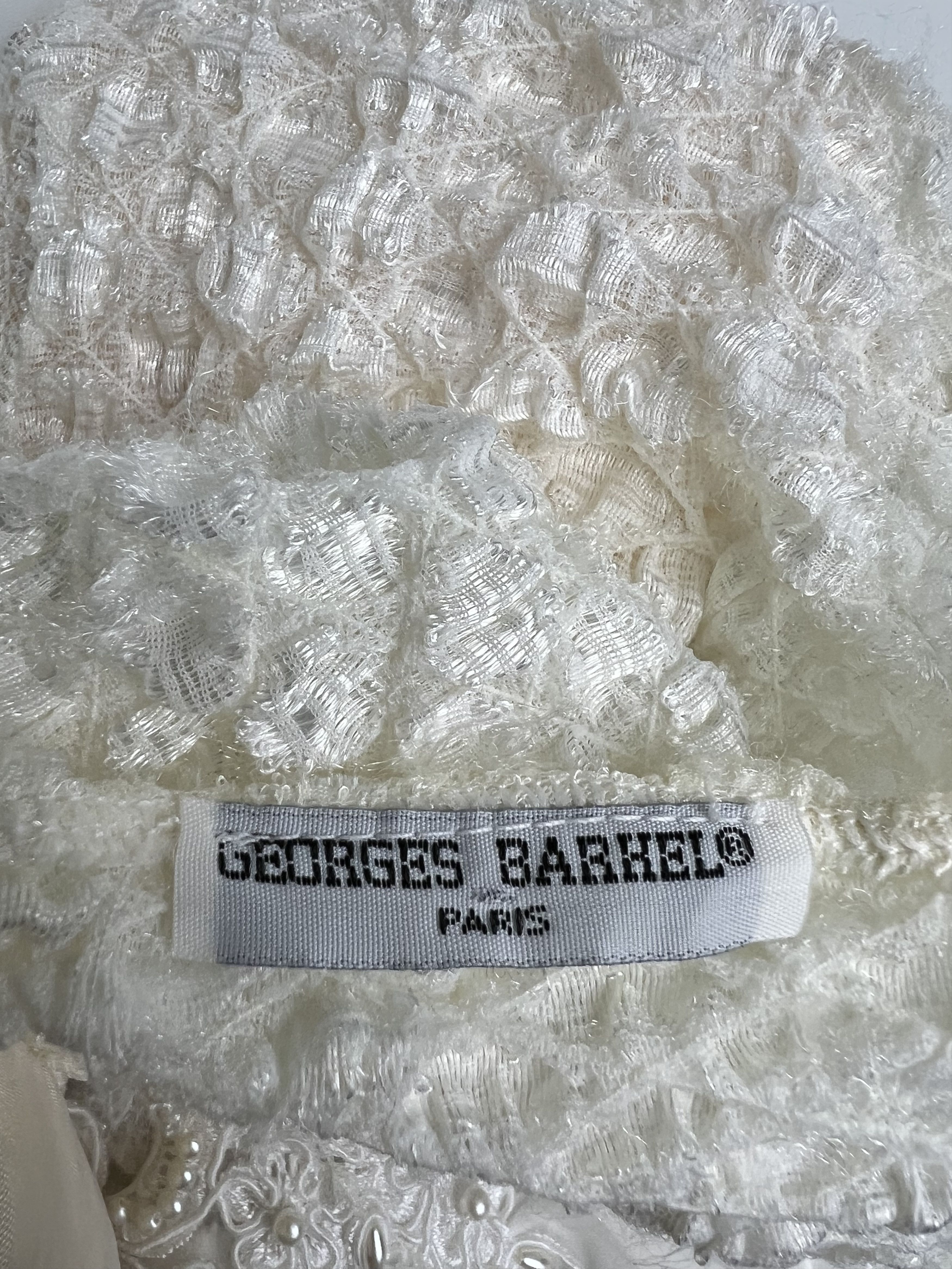 Designer × Vintage Georges Barhel Rufled Rhinestones Short Sleeve Bodysuit S/M Size M / US 6-8 / IT 42-44 - 12 Thumbnail