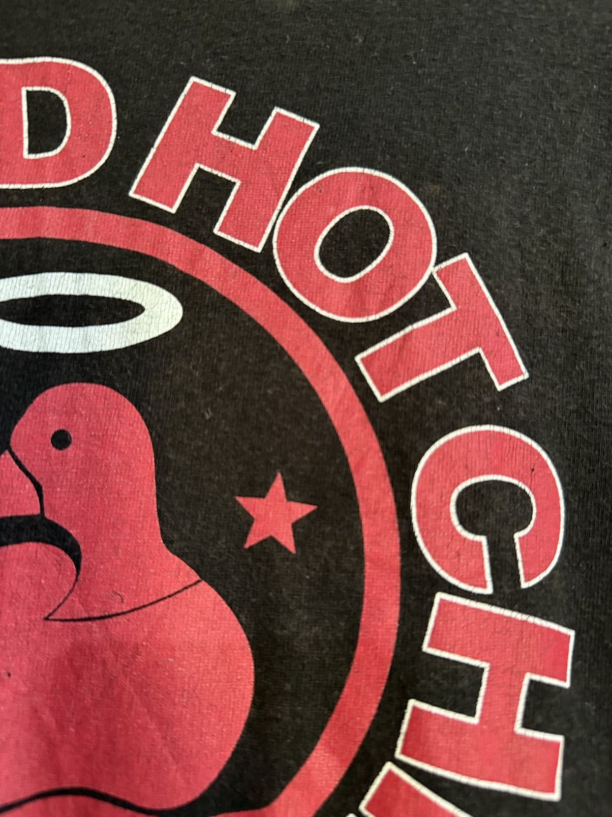 Band Tees Thrashed Vintage 90s Red Hot Chilli Peppers Sun Faded Tee Size US L / EU 52-54 / 3 - 6 Thumbnail
