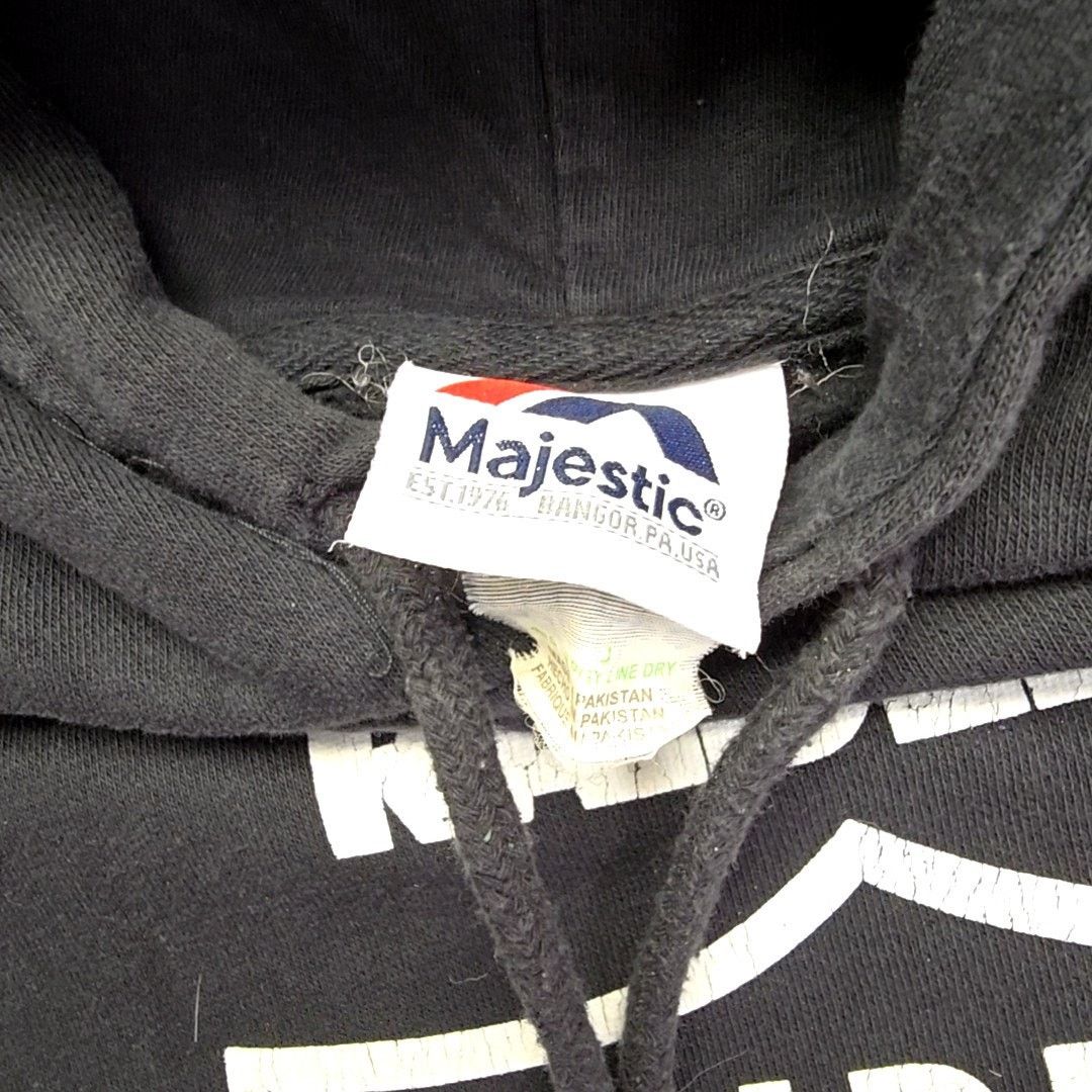 Majestic Raiders Hoodie Black Graphic NFL Majestic XL Sweatshirt Y2K Size US XL / EU 56 / 4 - 7 Thumbnail