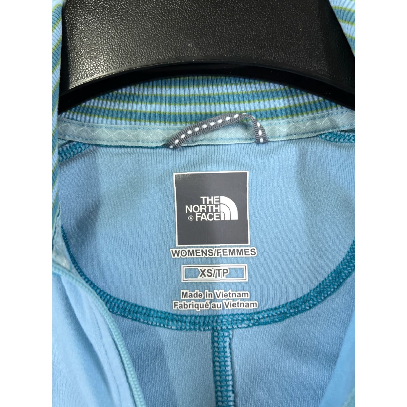 The North Face The North Face Jacket Women XS Blue Full Zip Hooded Lightweight Pockets Nylon Blend Modern Basic Outdoor Casual Size XS / US 0-2 / IT 36-38 - 3 Thumbnail