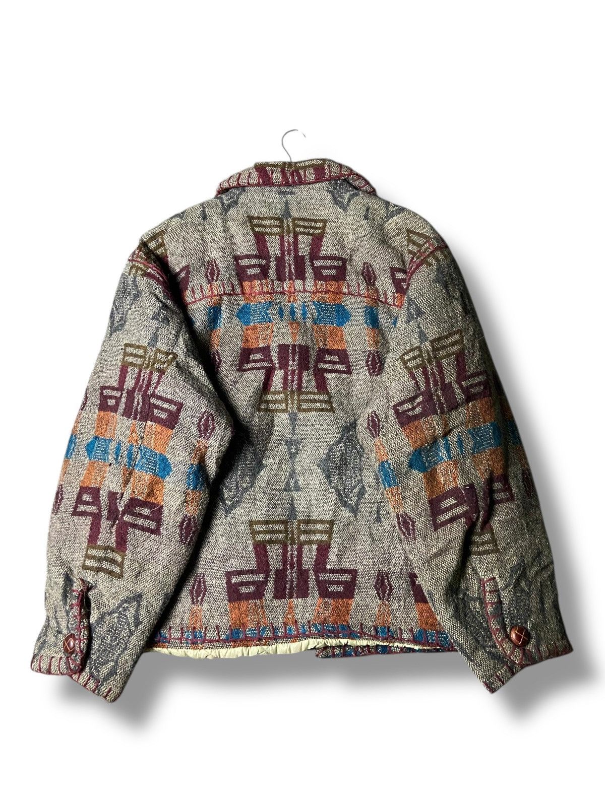 Japanese Brand Vintage ALBEMARLE Native Pattern Jacket (163) Size US L / EU 52-54 / 3 - 3 Thumbnail