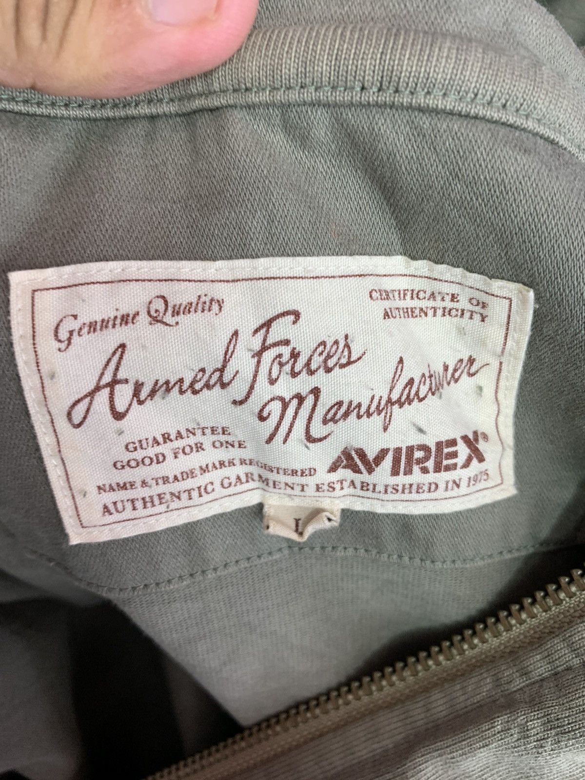 Avirex VINTAGE AVIREX COTTON HOODIE SWEATER Size US L / EU 52-54 / 3 - 8 Thumbnail