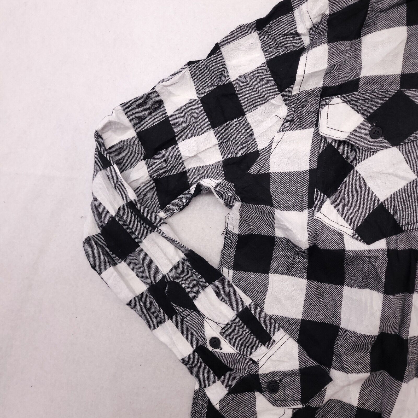 Hurley Hurley Button Up Hoodie Mens Size Medium M White Black Plaid Size US M / EU 48-50 / 2 - 5 Thumbnail