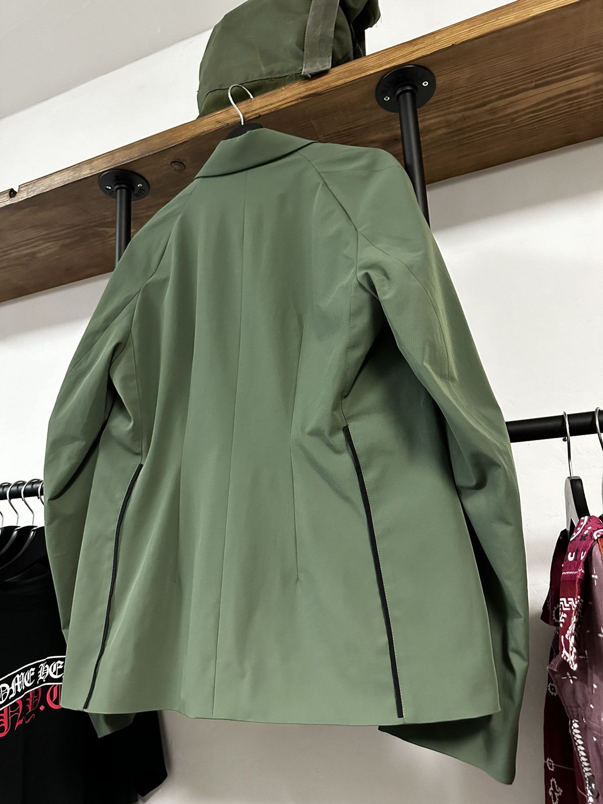 Kiko Kostadinov Kiko Kostadinov Green Harkman Darted Shoulder Blazer Size US L / EU 52-54 / 3 - 6 Thumbnail