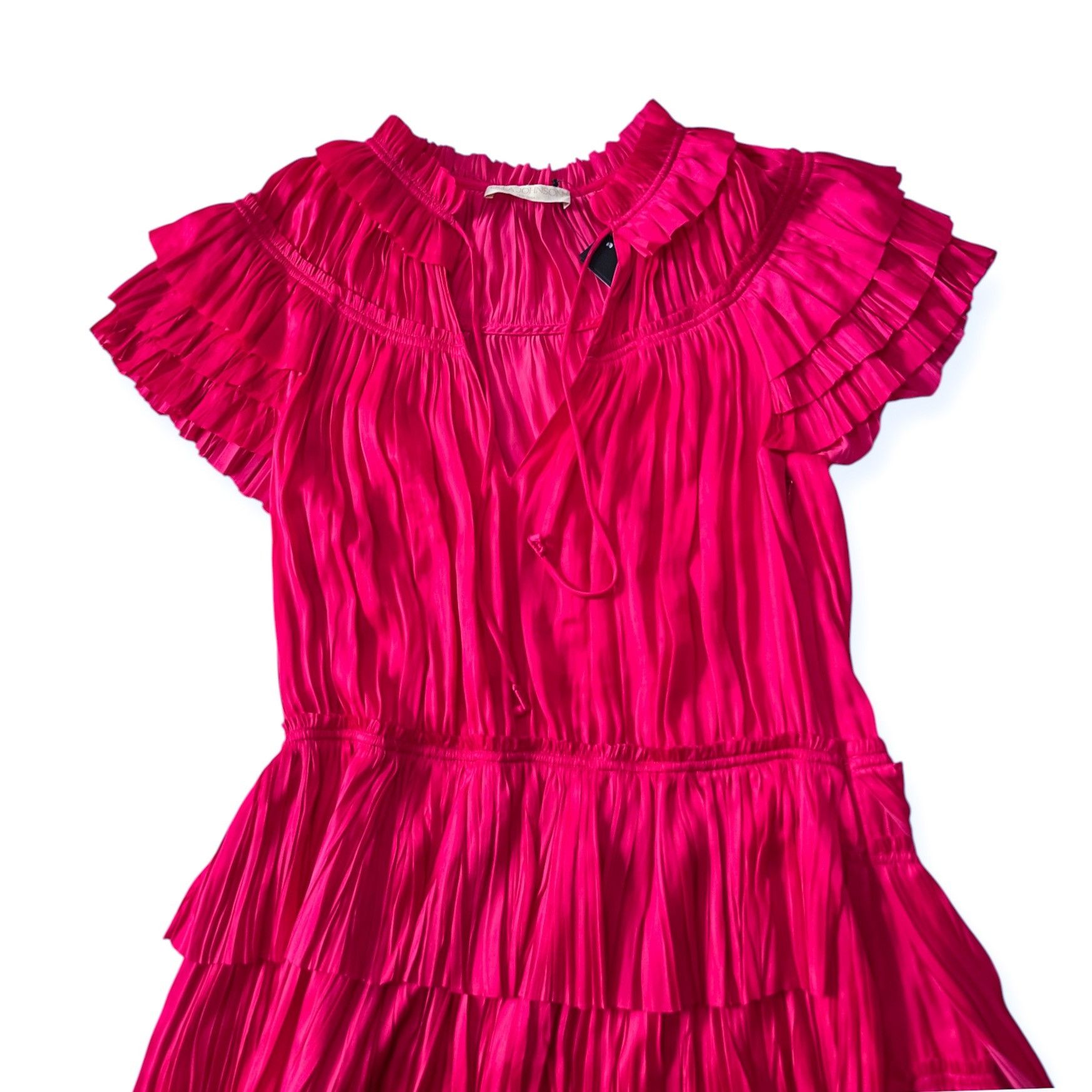Ulla Johnson ULLA JOHNSON Vesna Mini Dress In Pink, Orchid, Size 4, New w Size S / US 4 / IT 40 - 7 Thumbnail